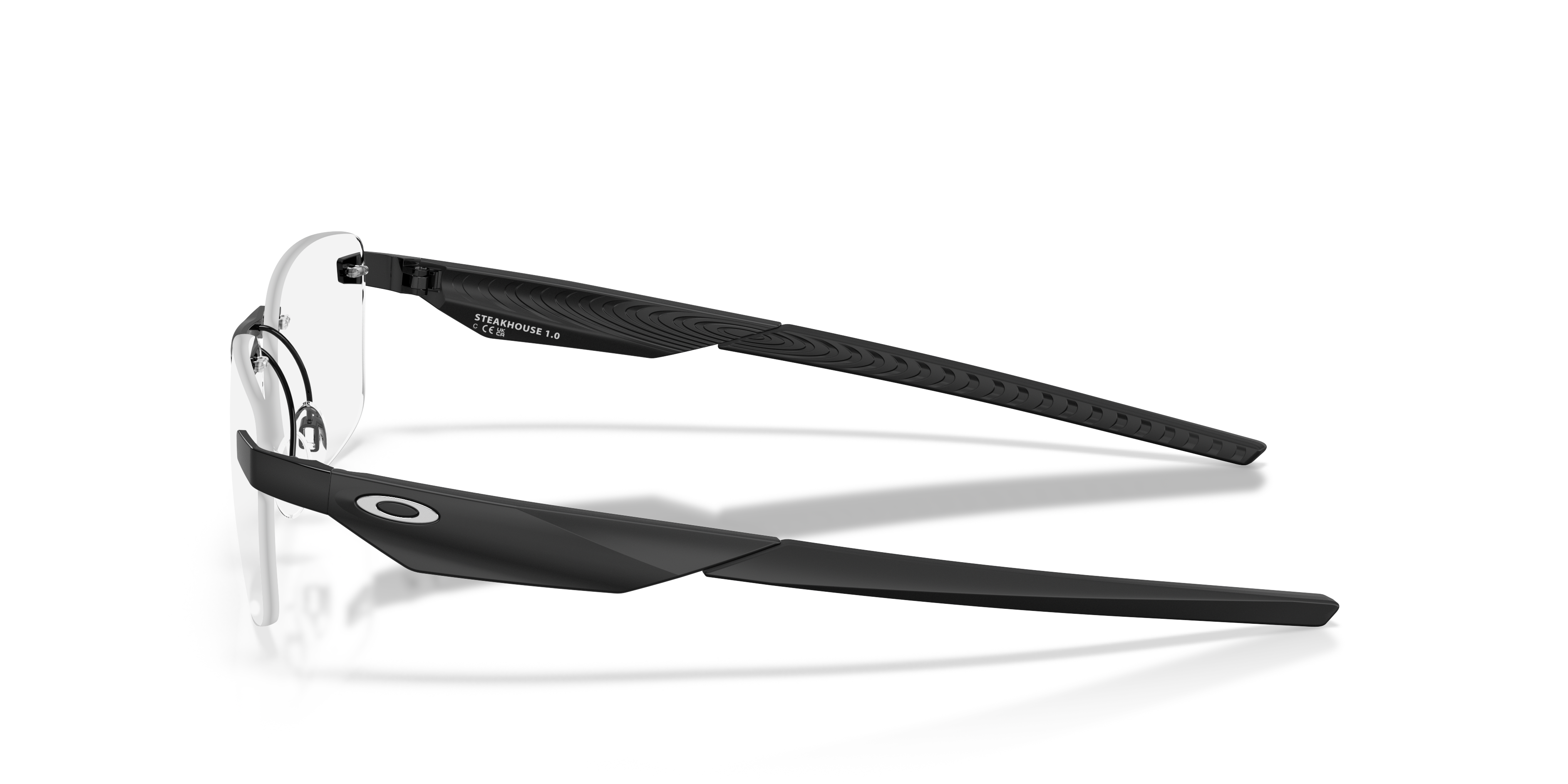 Oakley OX3126 Steakhouse 1.0 Unisex Rectangle Eyeglass Frames - Matte Midnight Frame