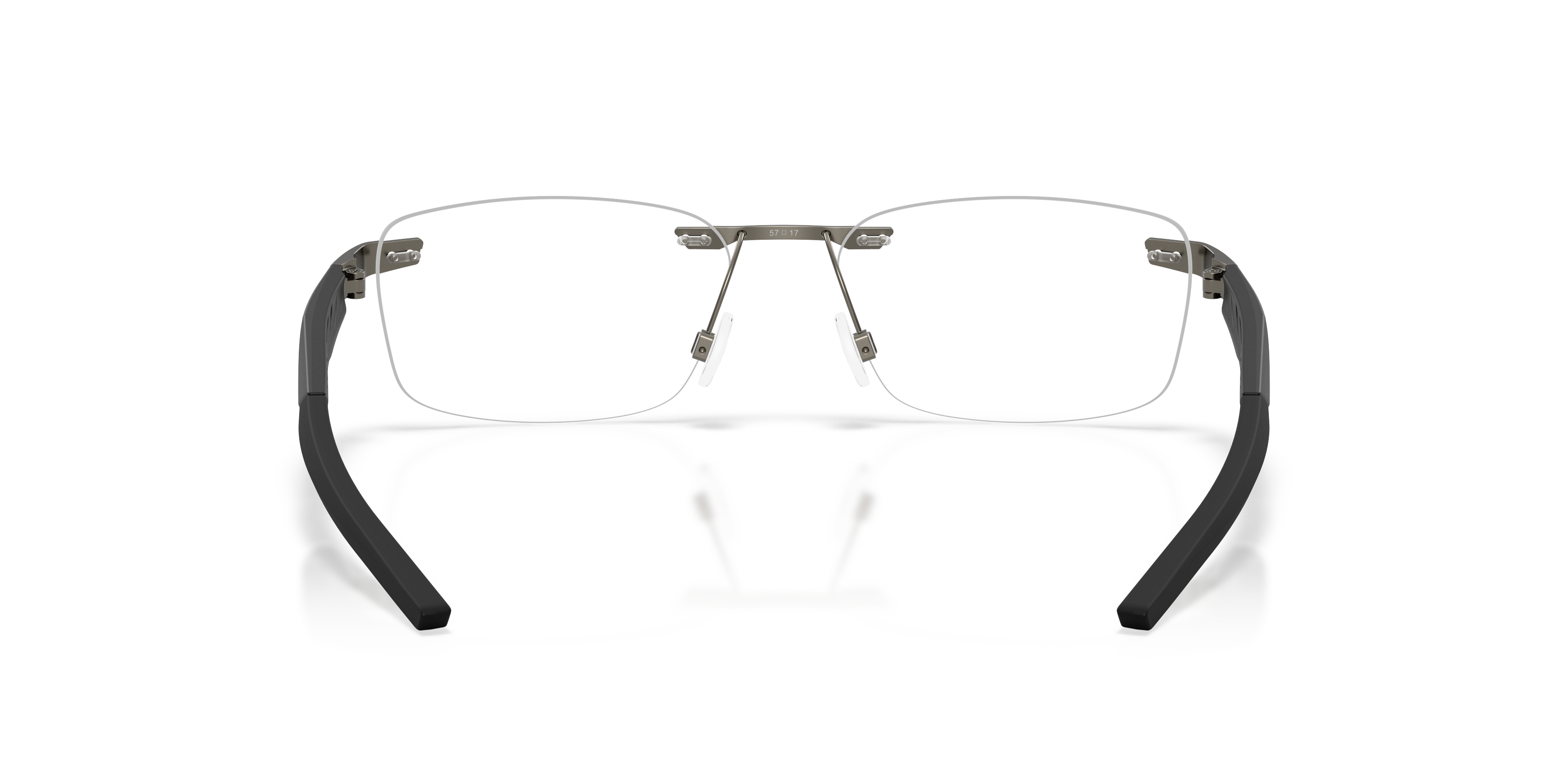 Oakley OX3126 Steakhouse 1.0 Unisex Rectangle Eyeglass Frames - Satin Chrome Frame
