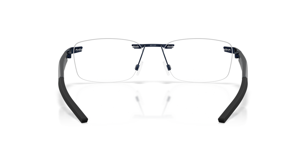 Oakley OX3126 Steakhouse 1.0 Unisex Rectangle Eyeglass Frames - Satin Chrome Frame