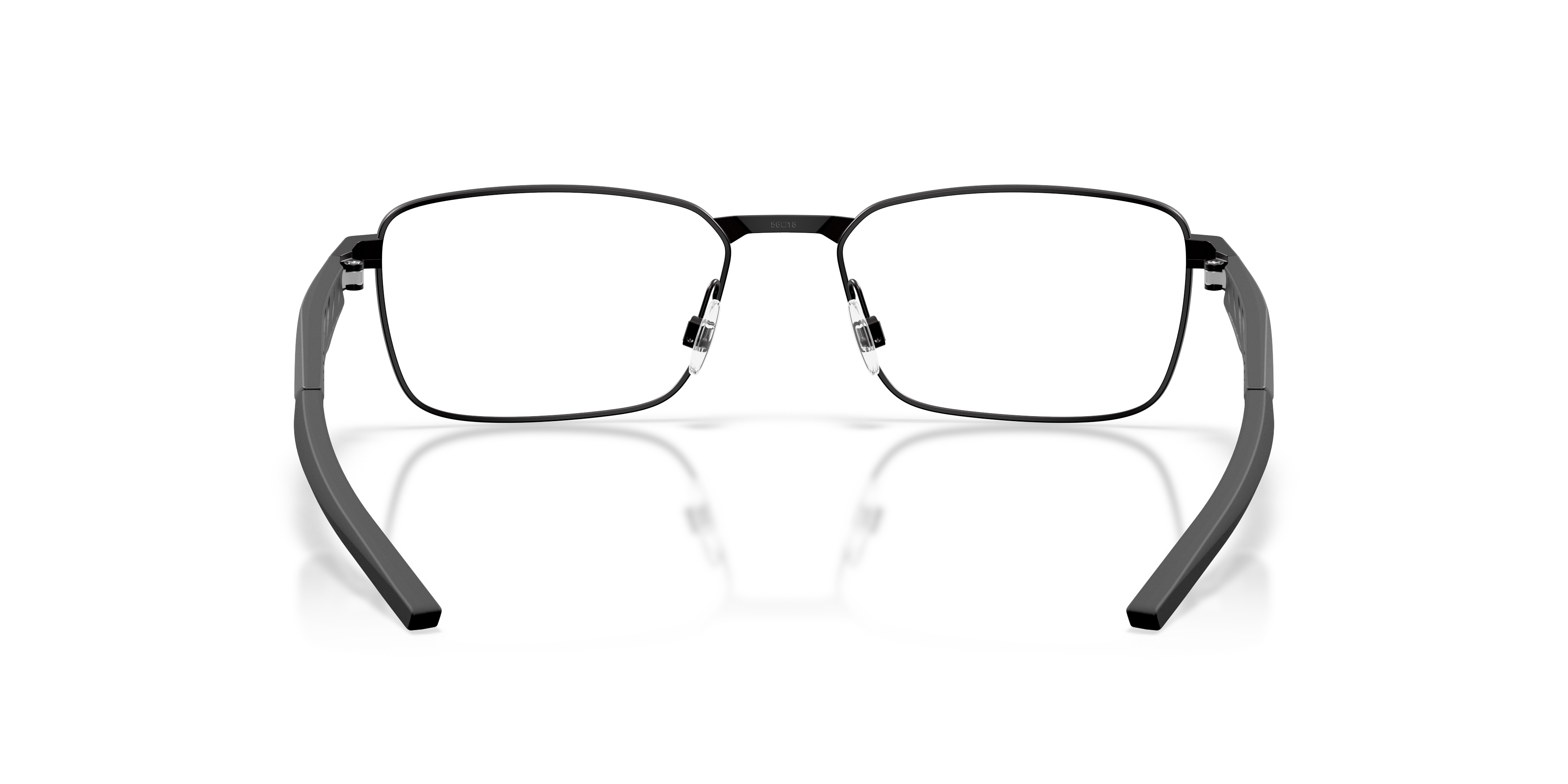 Oakley OX3140 Steakhouse Unisex Rectangle Eyeglass Frames - Satin Black Frame