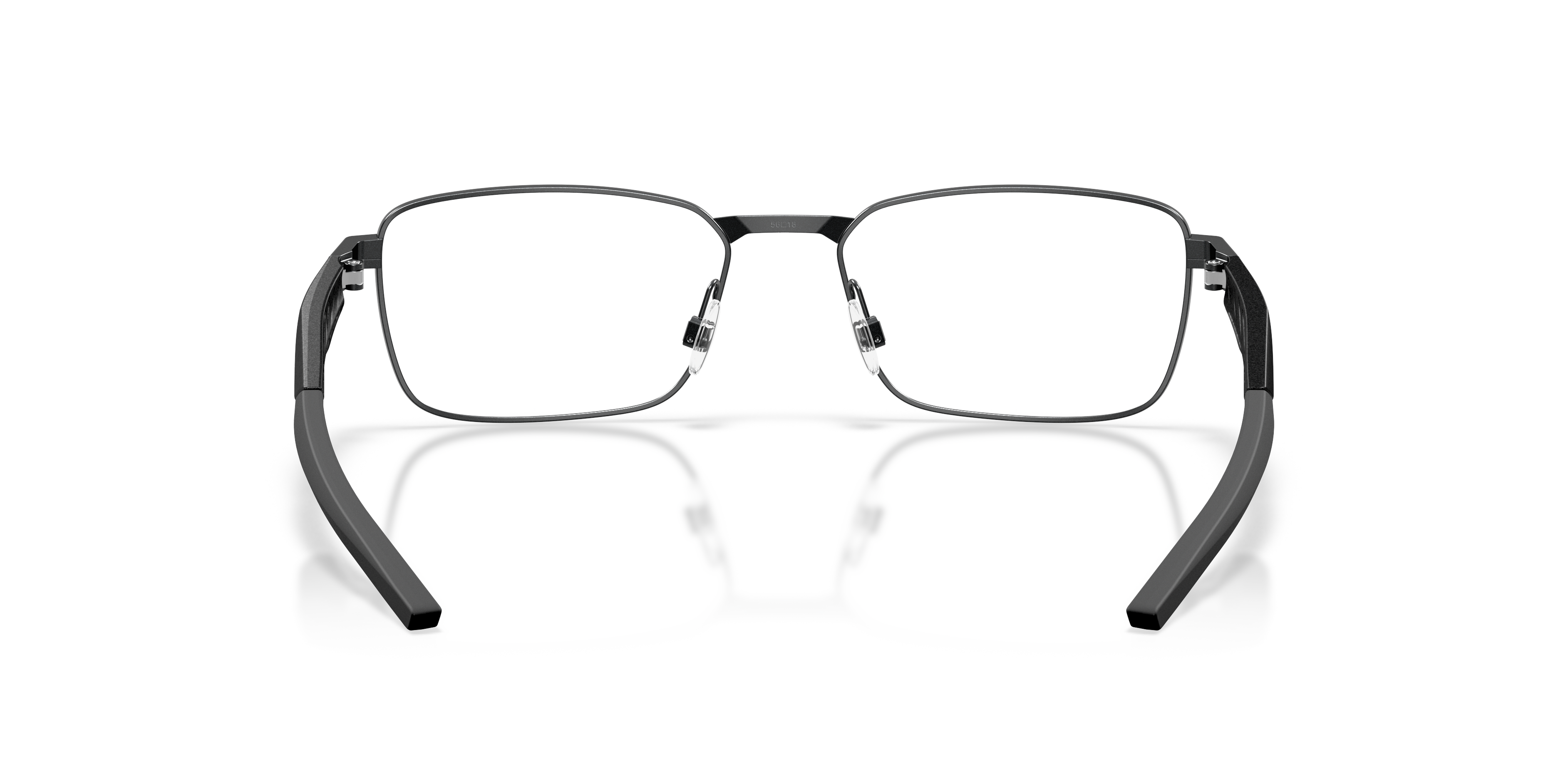 Oakley OX3140 Steakhouse Unisex Rectangle Eyeglass Frames - Satin Lead Frame