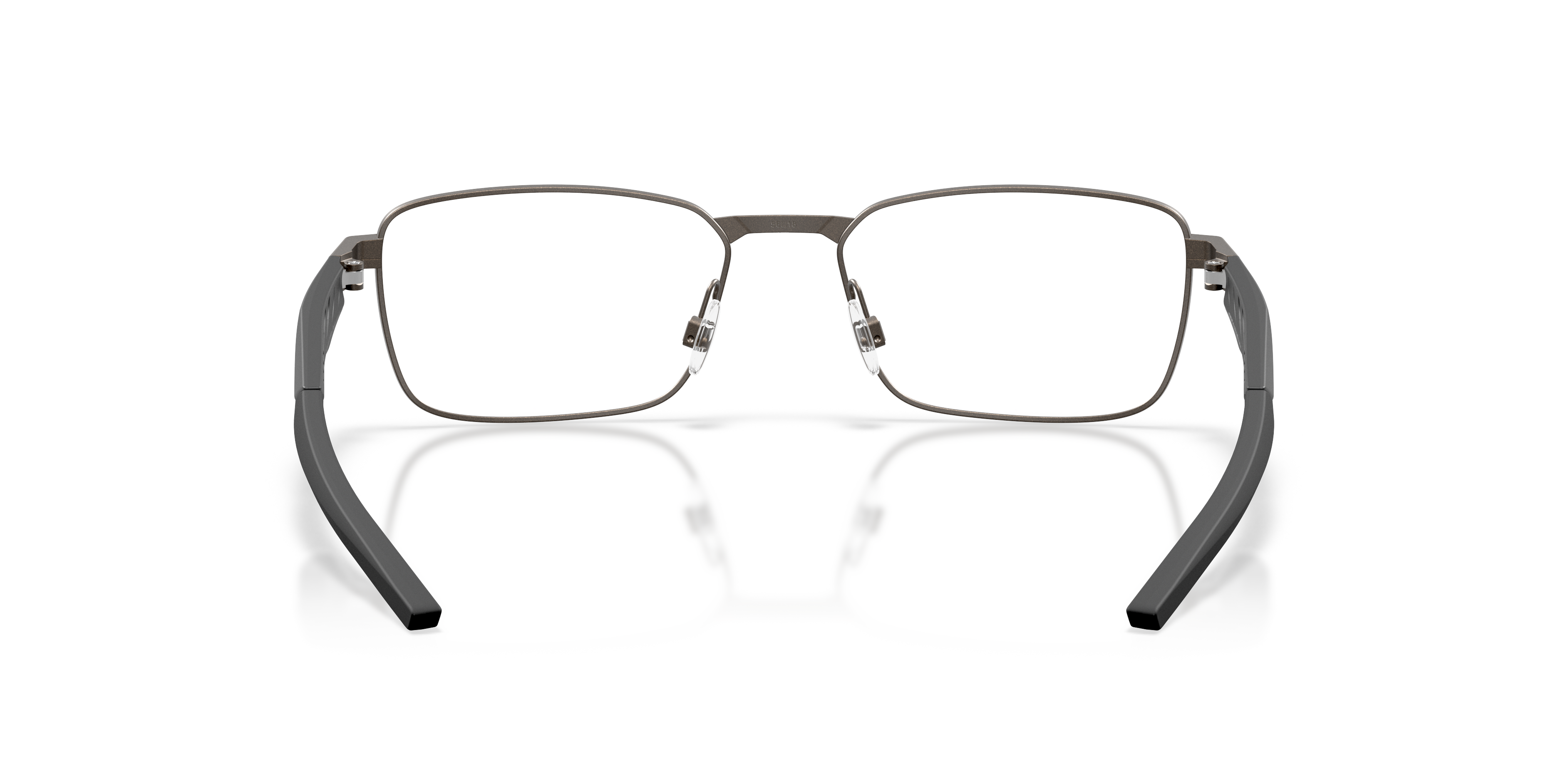 Oakley OX3140 Steakhouse Unisex Rectangle Eyeglass Frames - Satin Light Steel Frame