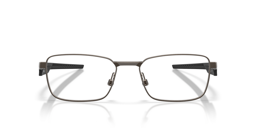 Oakley OX3140 Steakhouse Unisex Rectangle Eyeglass Frames - Satin Light Steel Frame