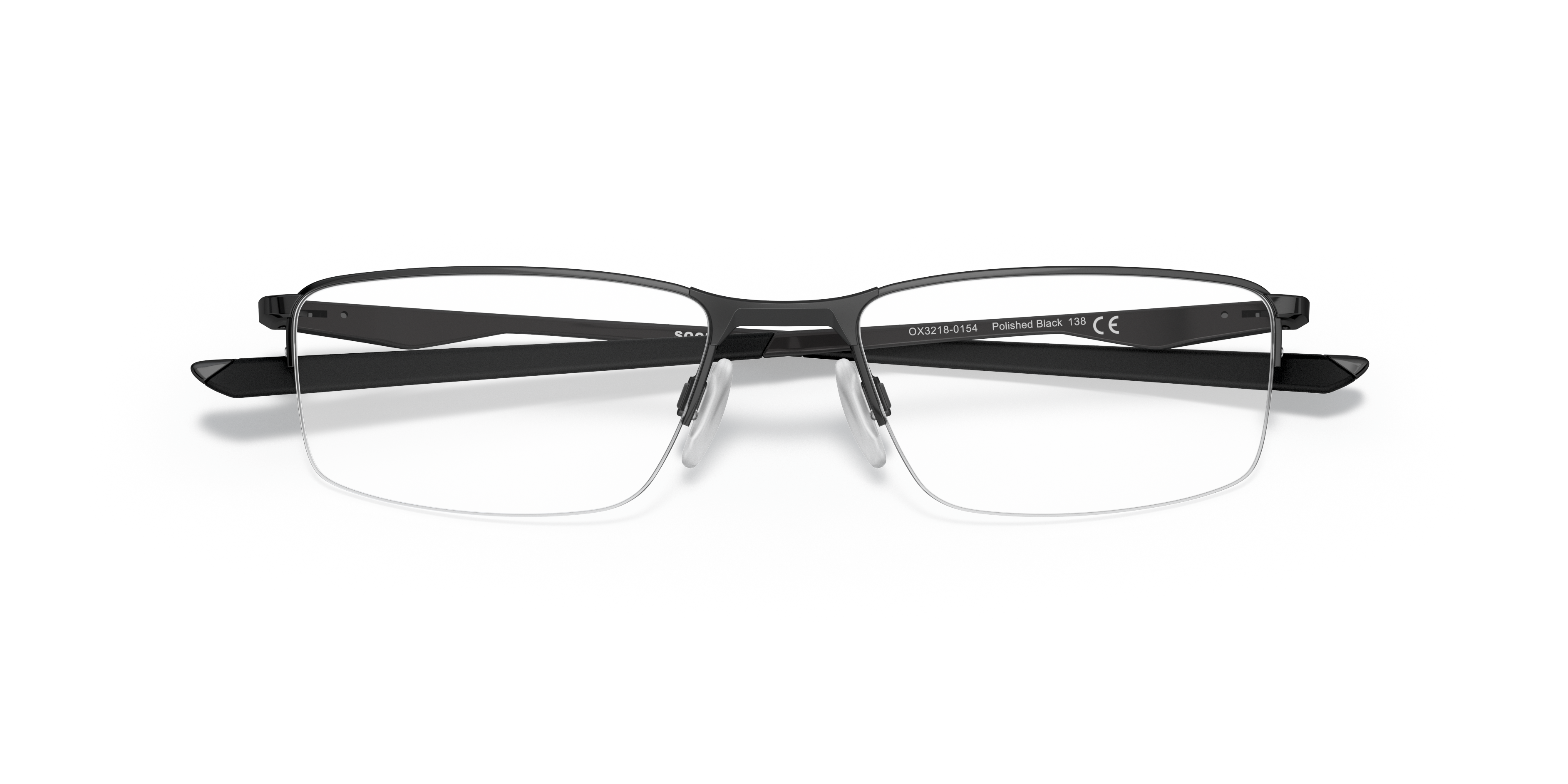 Oakley OX3218 Socket 5.5 Men's Rectangle Eyeglass Frames - Matte Midnight Frame