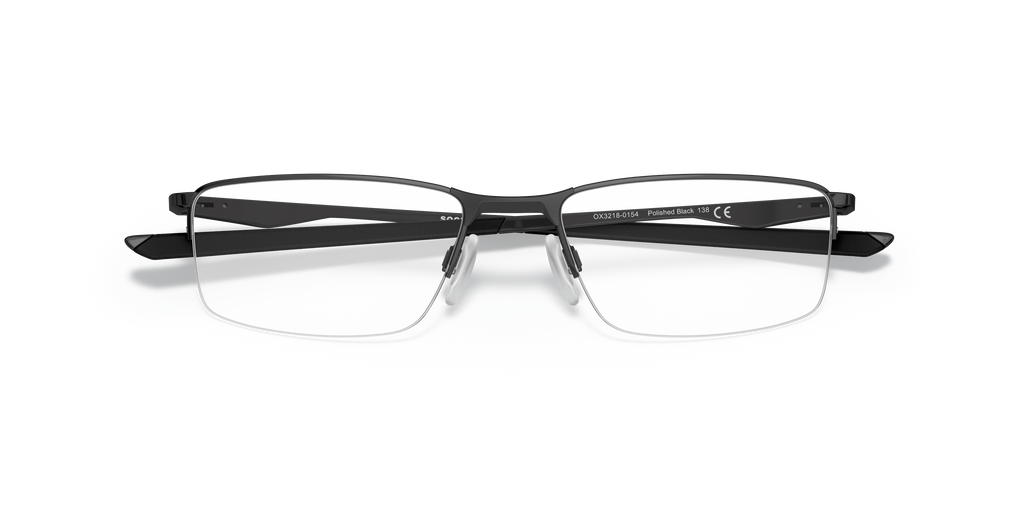 Oakley OX3218 Socket 5.5 Men's Rectangle Eyeglass Frames - Matte Gunmetal Frame