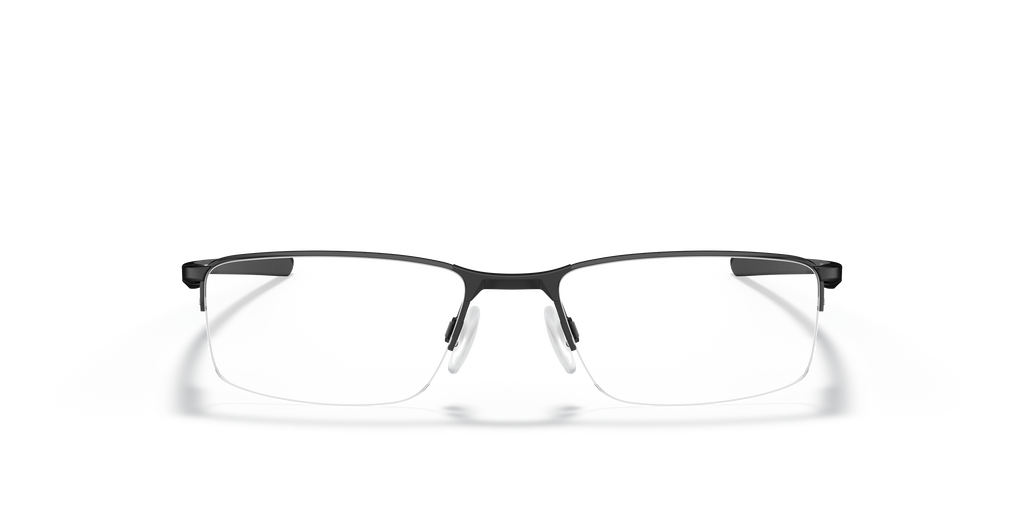 Oakley OX3218 Socket 5.5 Men's Rectangle Eyeglass Frames - Polished Black Frame