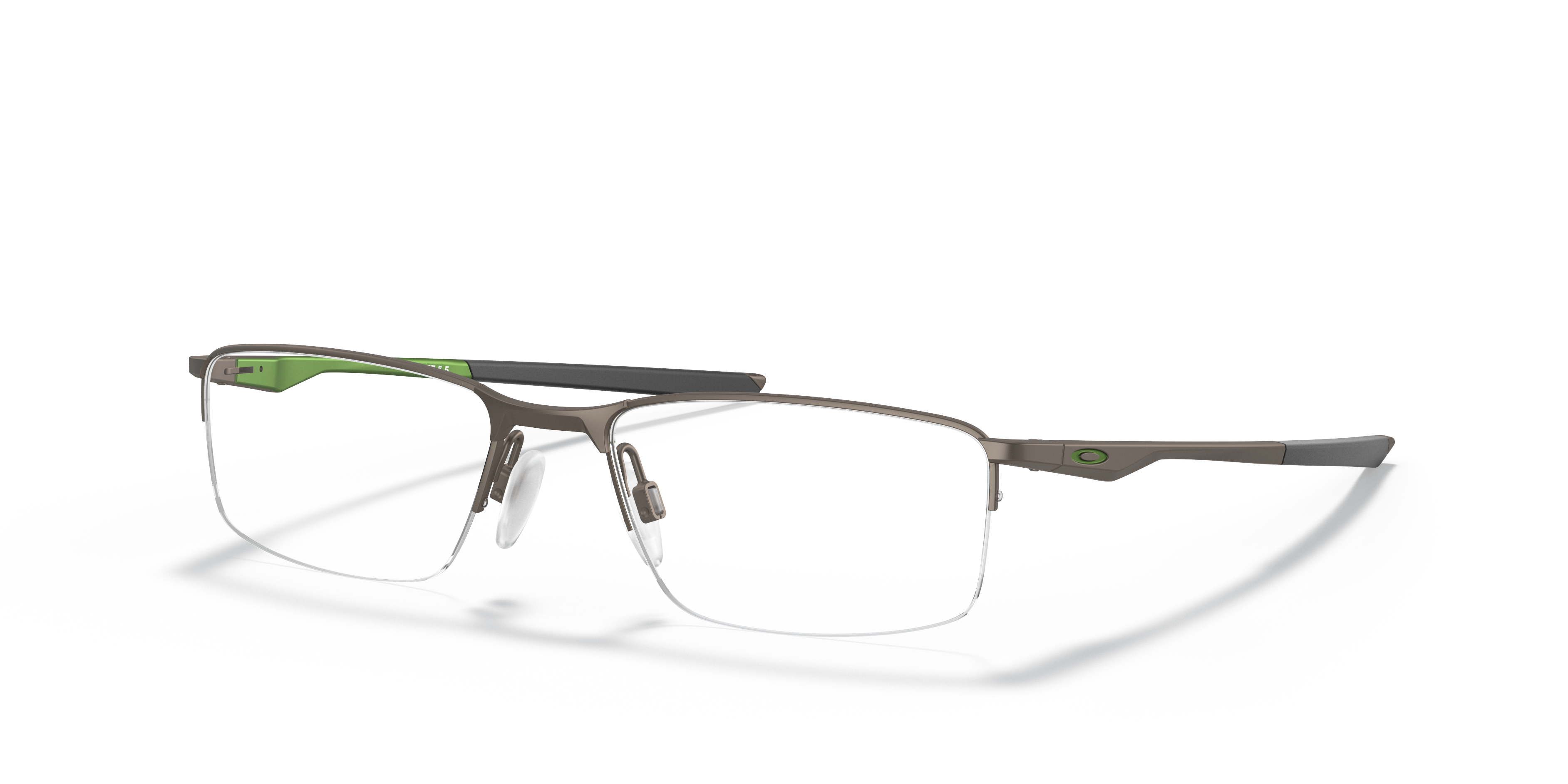 Oakley OX3218 Socket 5.5 Men's Rectangle Eyeglass Frames - Satin Lead Frame