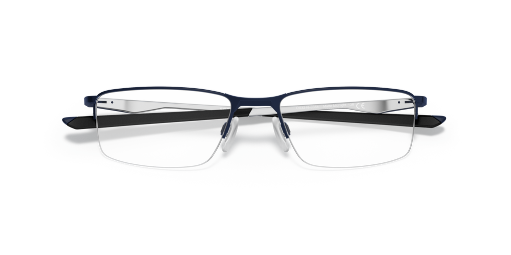 Oakley OX3218 Socket 5.5 Men's Rectangle Eyeglass Frames - Pewter Frame