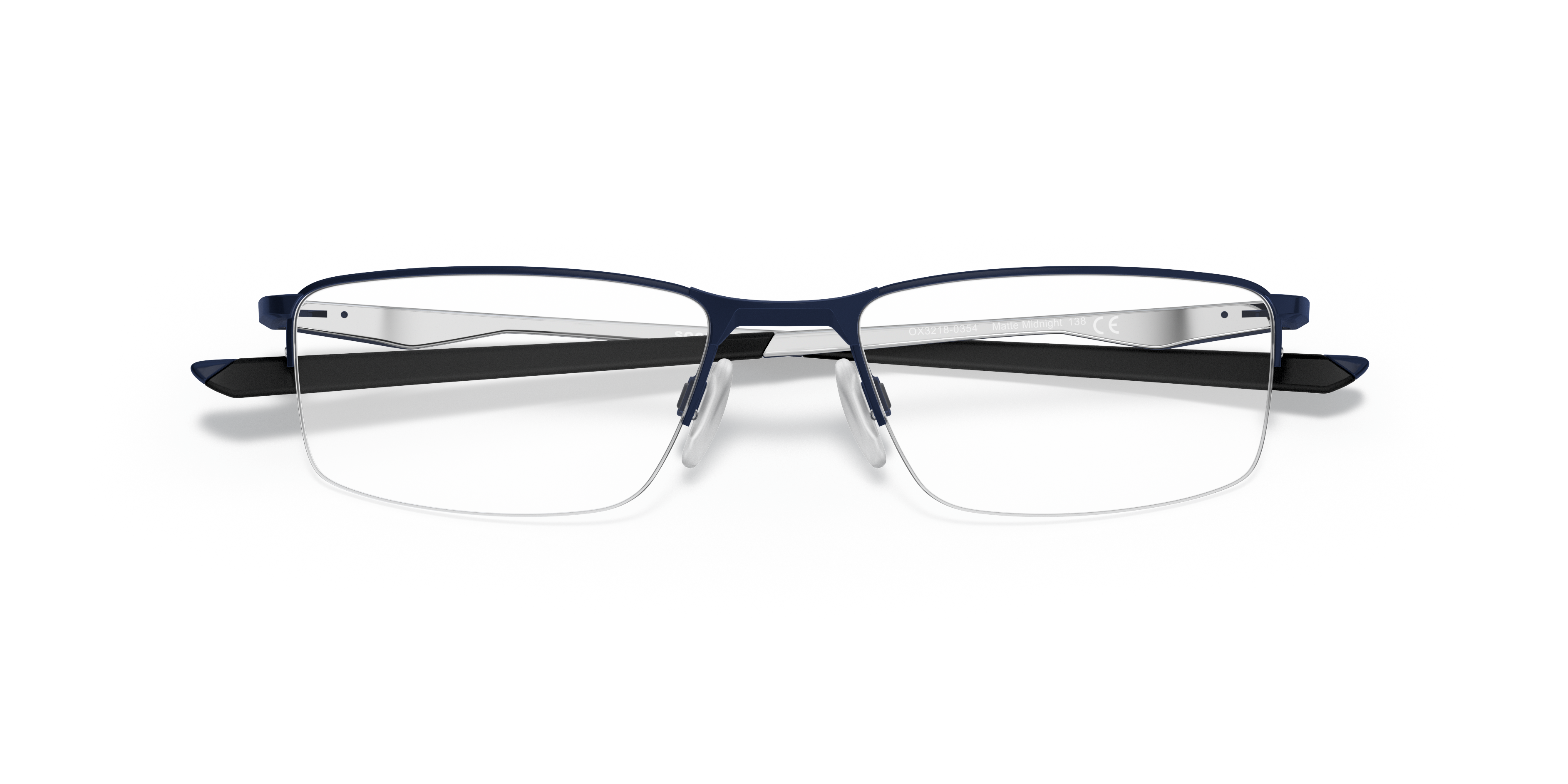 Oakley OX3218 Socket 5.5 Men's Rectangle Eyeglass Frames - Matte Midnight Frame