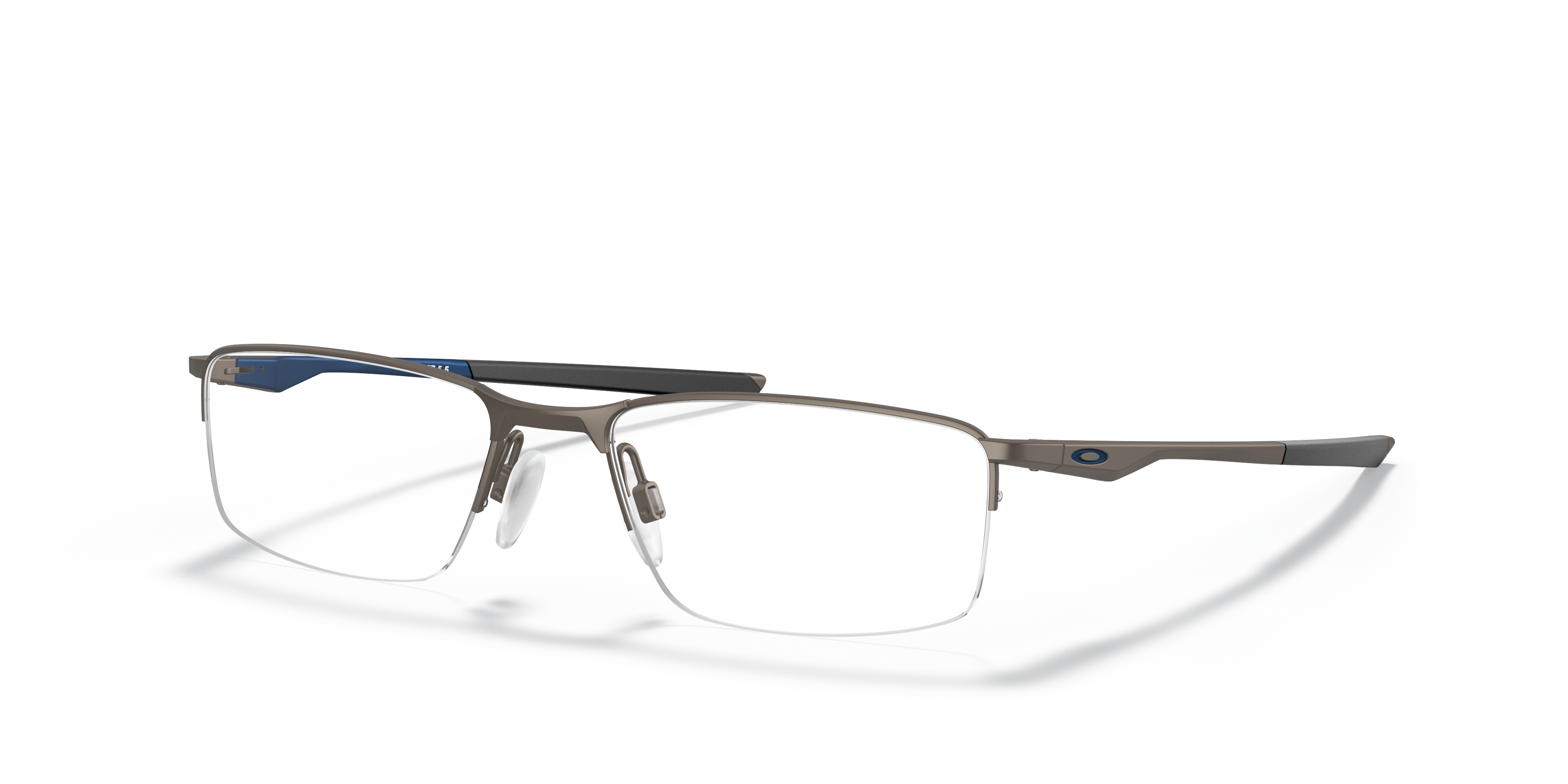 Oakley OX3218 Socket 5.5 Men's Rectangle Eyeglass Frames - Polished Black Frame