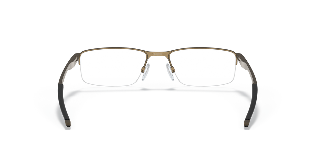 Oakley OX3218 Socket 5.5 Men's Rectangle Eyeglass Frames - Pewter Frame