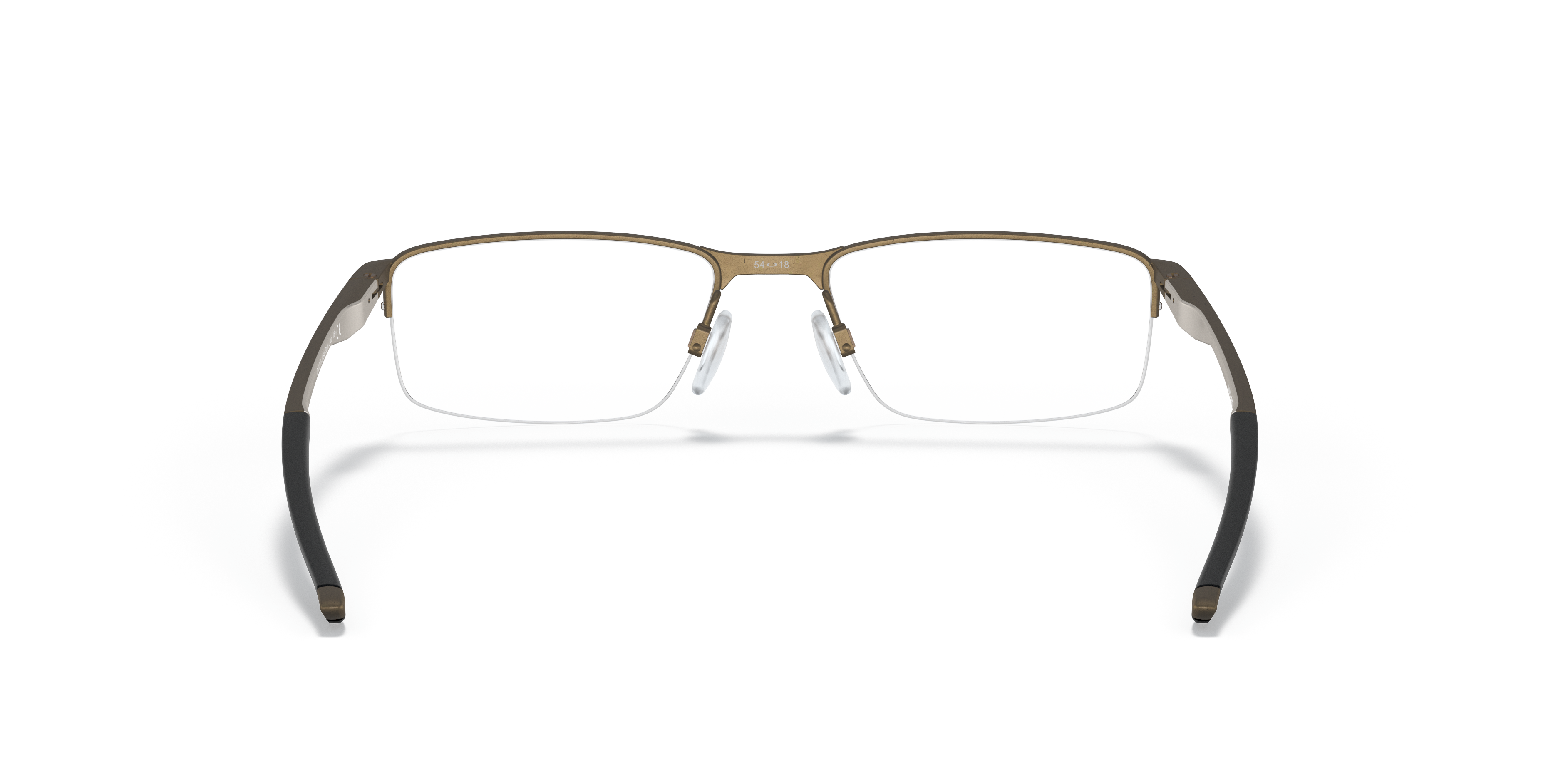 Oakley OX3218 Socket 5.5 Men's Rectangle Eyeglass Frames - Pewter Frame