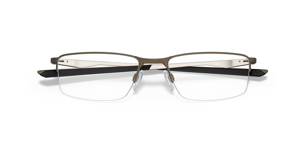 Oakley OX3218 Socket 5.5 Men's Rectangle Eyeglass Frames - Matte Gunmetal Frame