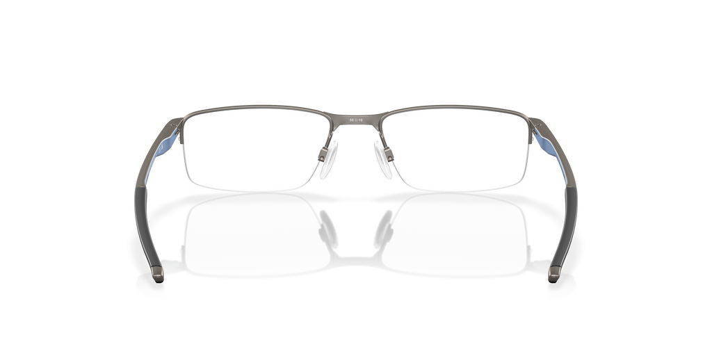Oakley OX3218 Socket 5.5 Men's Rectangle Eyeglass Frames - Satin Pewter Frame