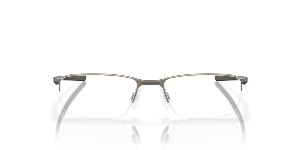 Oakley OX3218 Socket 5.5 Men's Rectangle Eyeglass Frames - Polished Black Frame