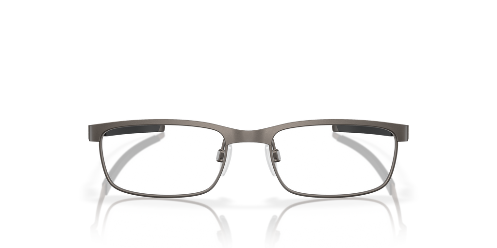 Oakley OX3222 Steel Plate Men's Rectangle Eyeglass Frames - Powder Cement Frame