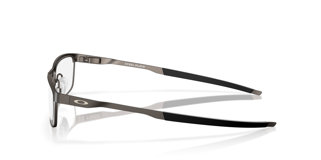 Oakley OX3222 Steel Plate Men's Rectangle Eyeglass Frames - Powder Cement Frame