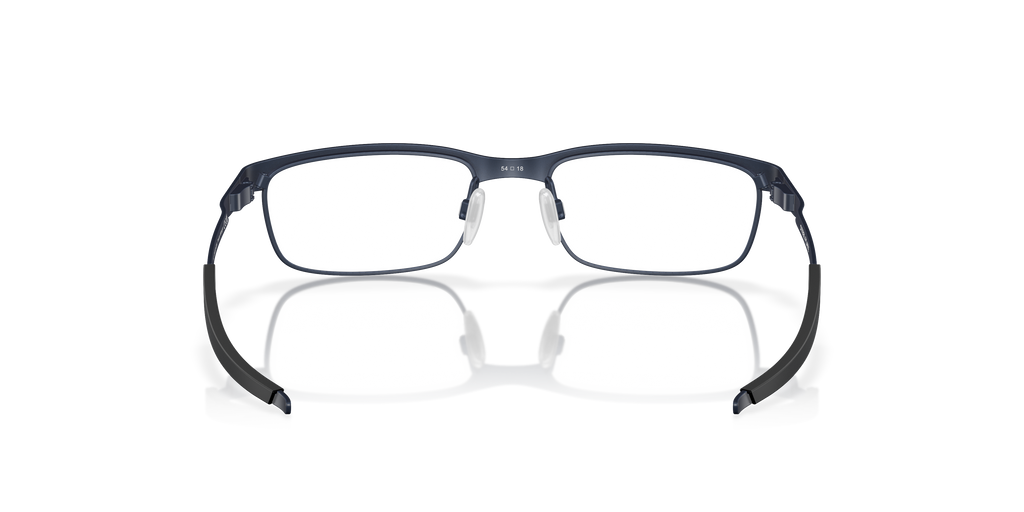 Oakley OX3222 Steel Plate Men's Rectangle Eyeglass Frames - Powder Cement Frame