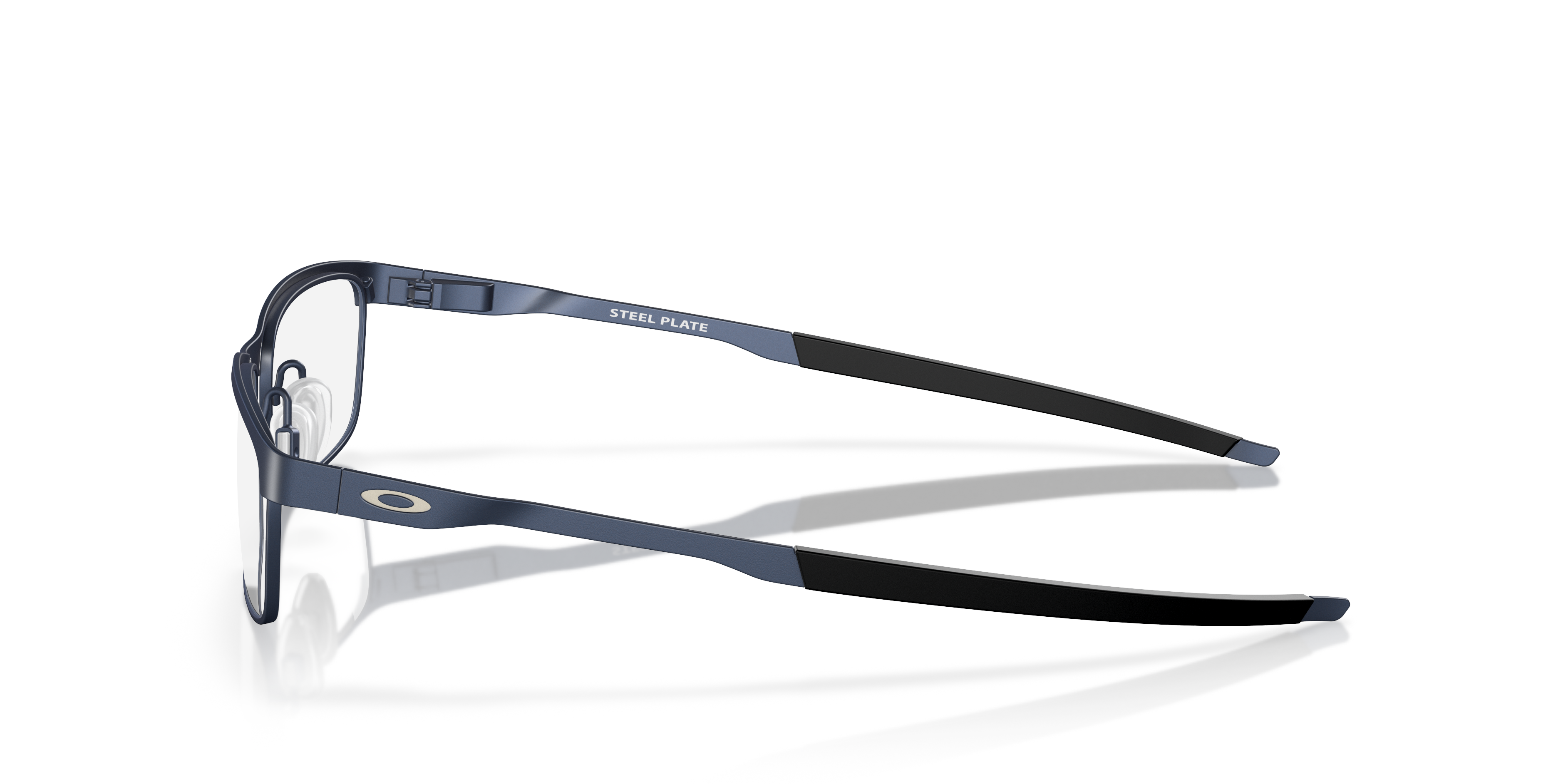 Oakley OX3222 Steel Plate Men's Rectangle Eyeglass Frames - Powder Cement Frame