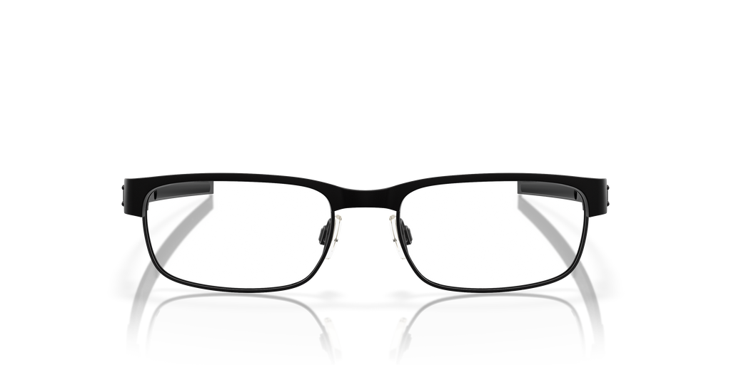 Oakley OX5038 Metal Plate Men's Rectangle Eyeglass Frames - Matte Black Frame