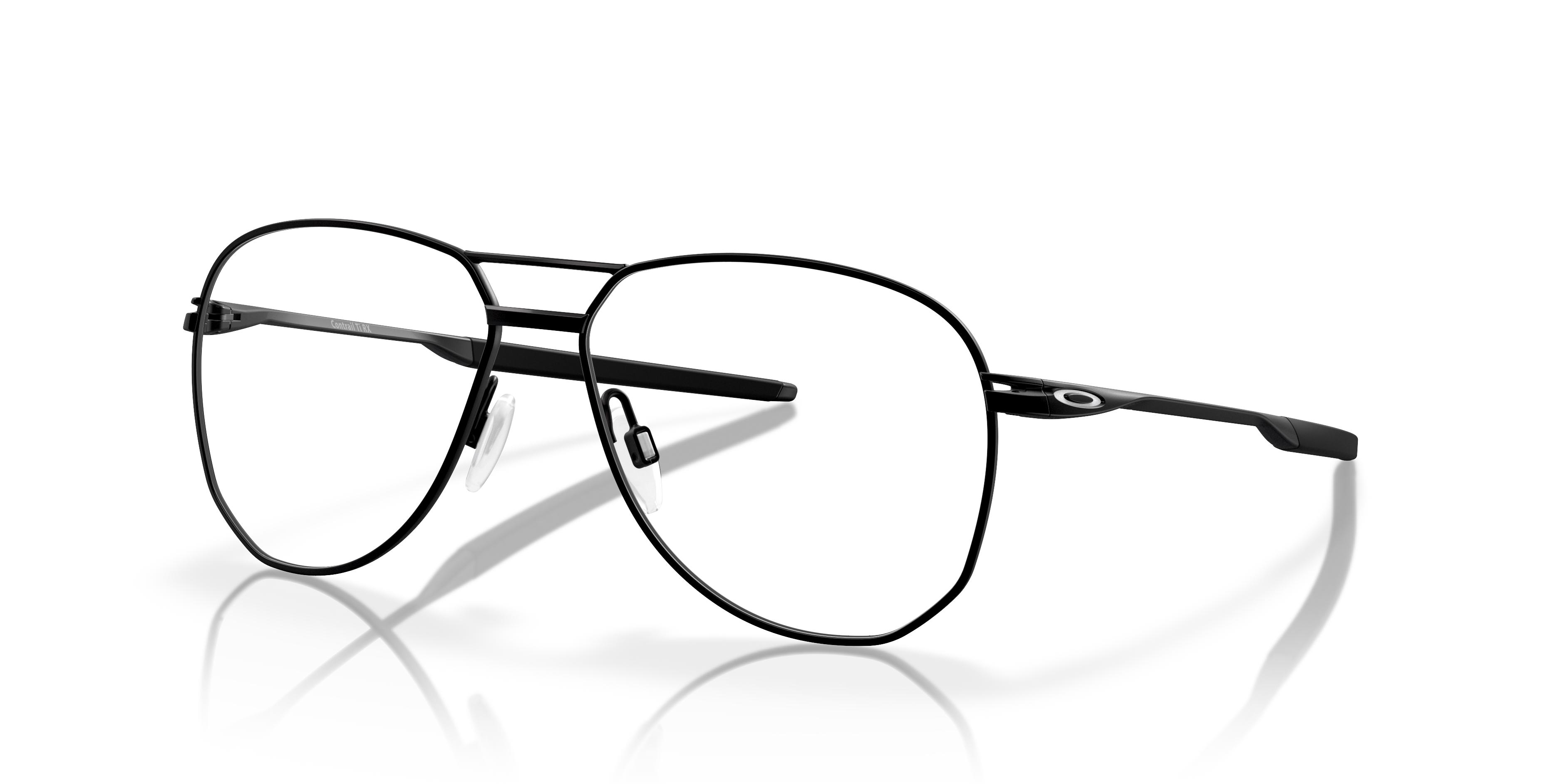 Oakley OX5077 Contrail TI Men's Round Eyeglass Frames - Pewter Frame
