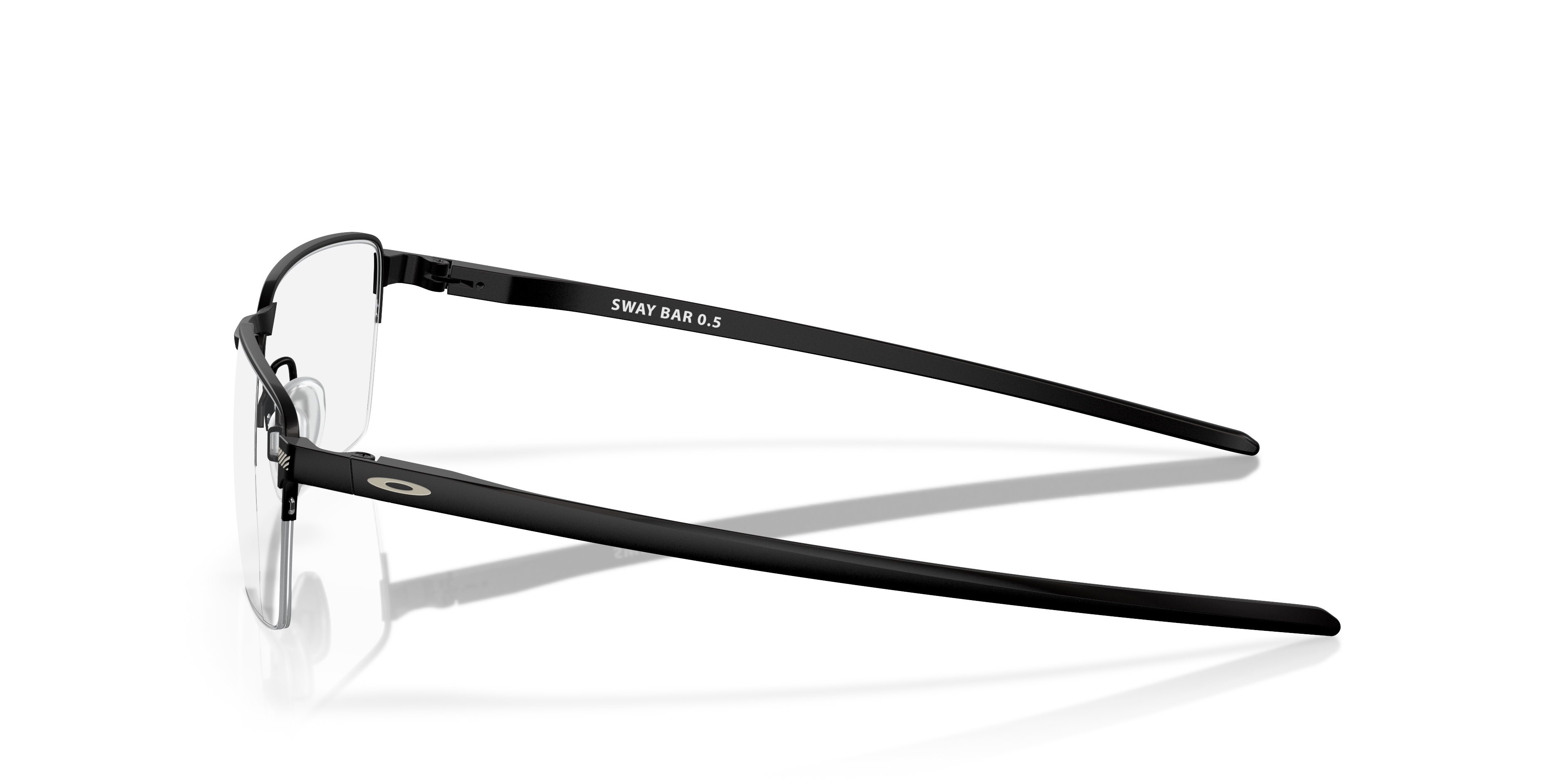 Oakley OX5080 Sway Bar 0.5 Men's Rectangle Eyeglass Frames - Satin Black Frame