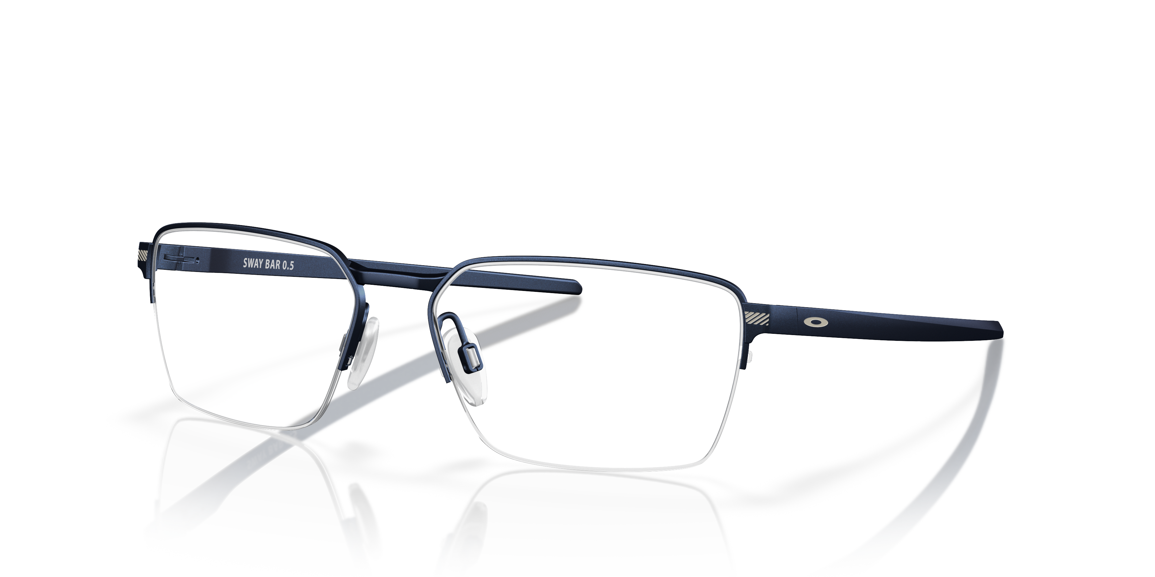 Oakley OX5080 Sway Bar 0.5 Men's Rectangle Eyeglass Frames - Satin Black Frame