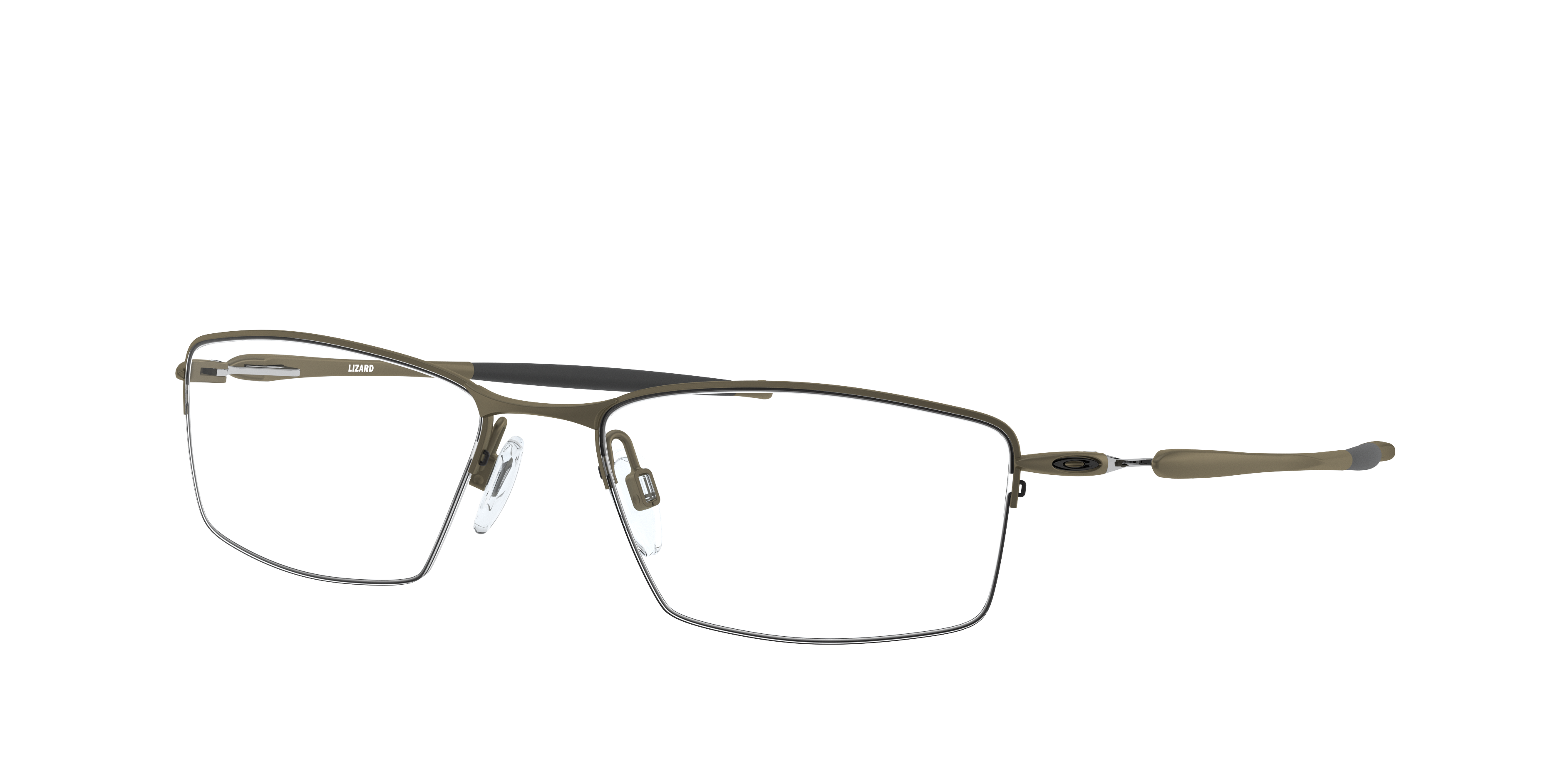 Oakley OX5113 Lizard Men's Rectangle Eyeglass Frames - Satin Black Frame