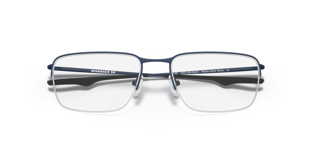 Oakley OX5148 Wingback SQ Men's Square Eyeglass Frames - Satin Black Frame