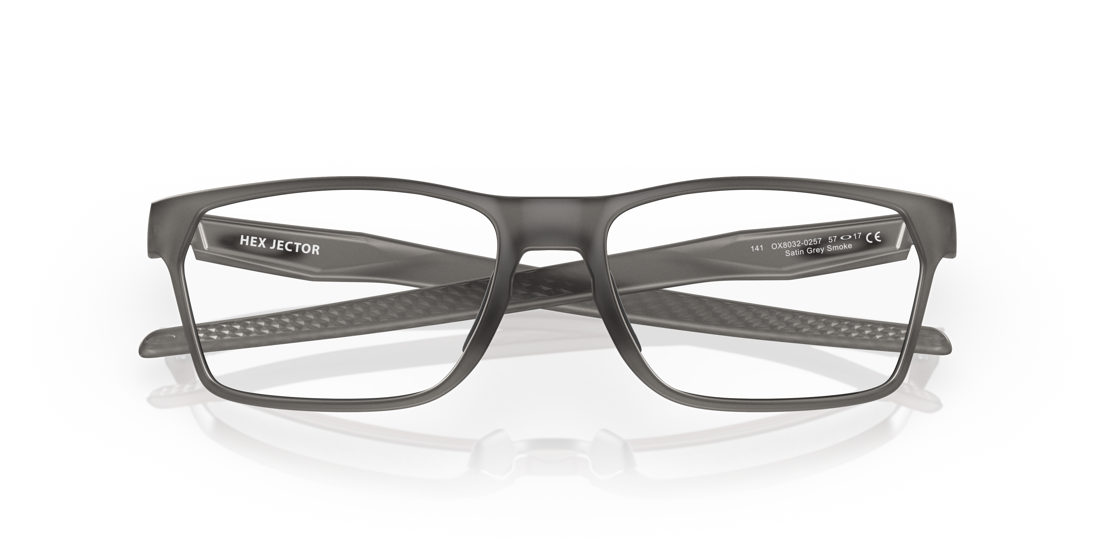 Oakley OX8032 Hex Jector Men's Rectangle Eyeglass Frames - Satin Black Frame