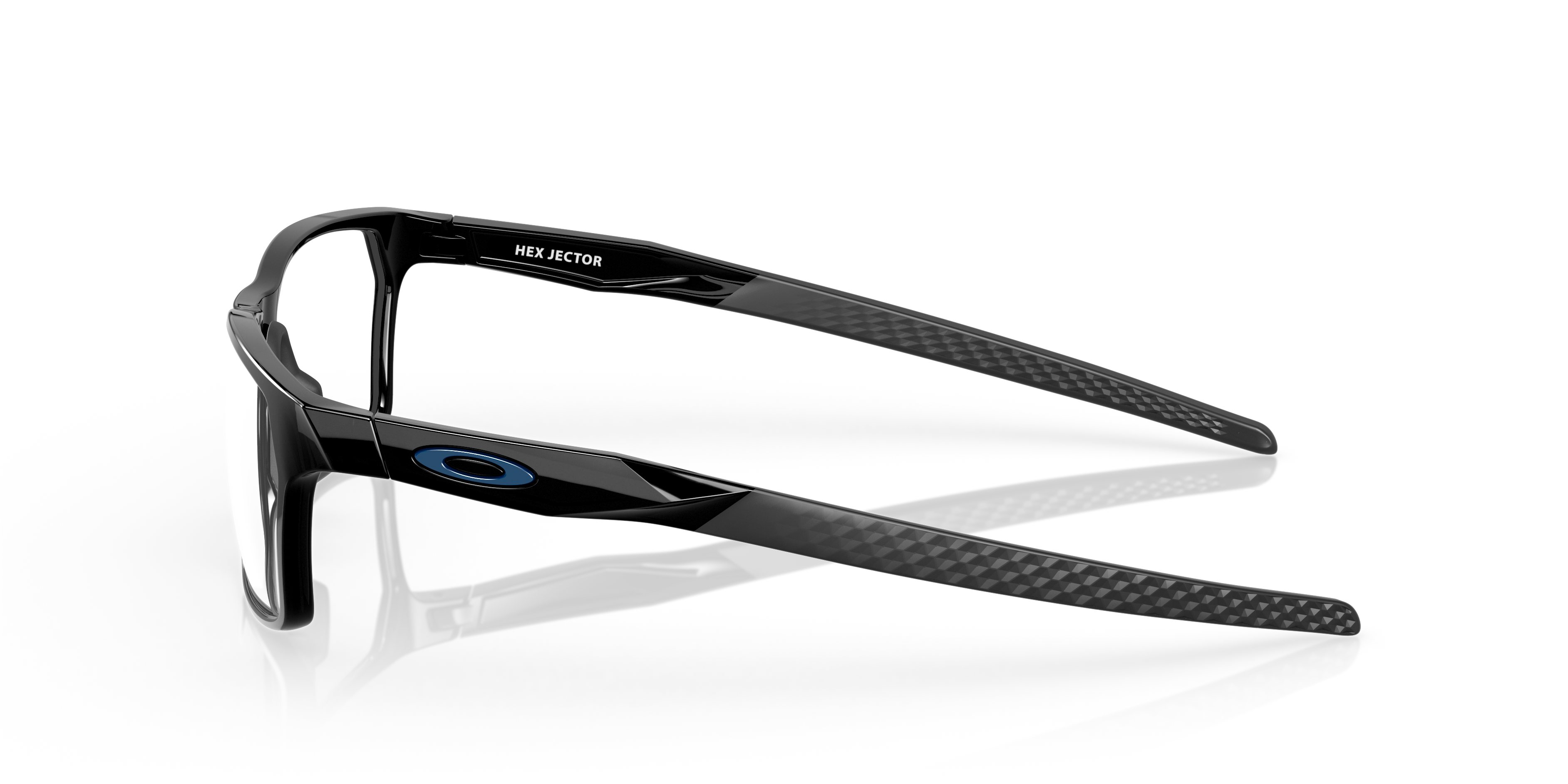 Oakley OX8032 Hex Jector Men's Rectangle Eyeglass Frames - Black Ink Frame