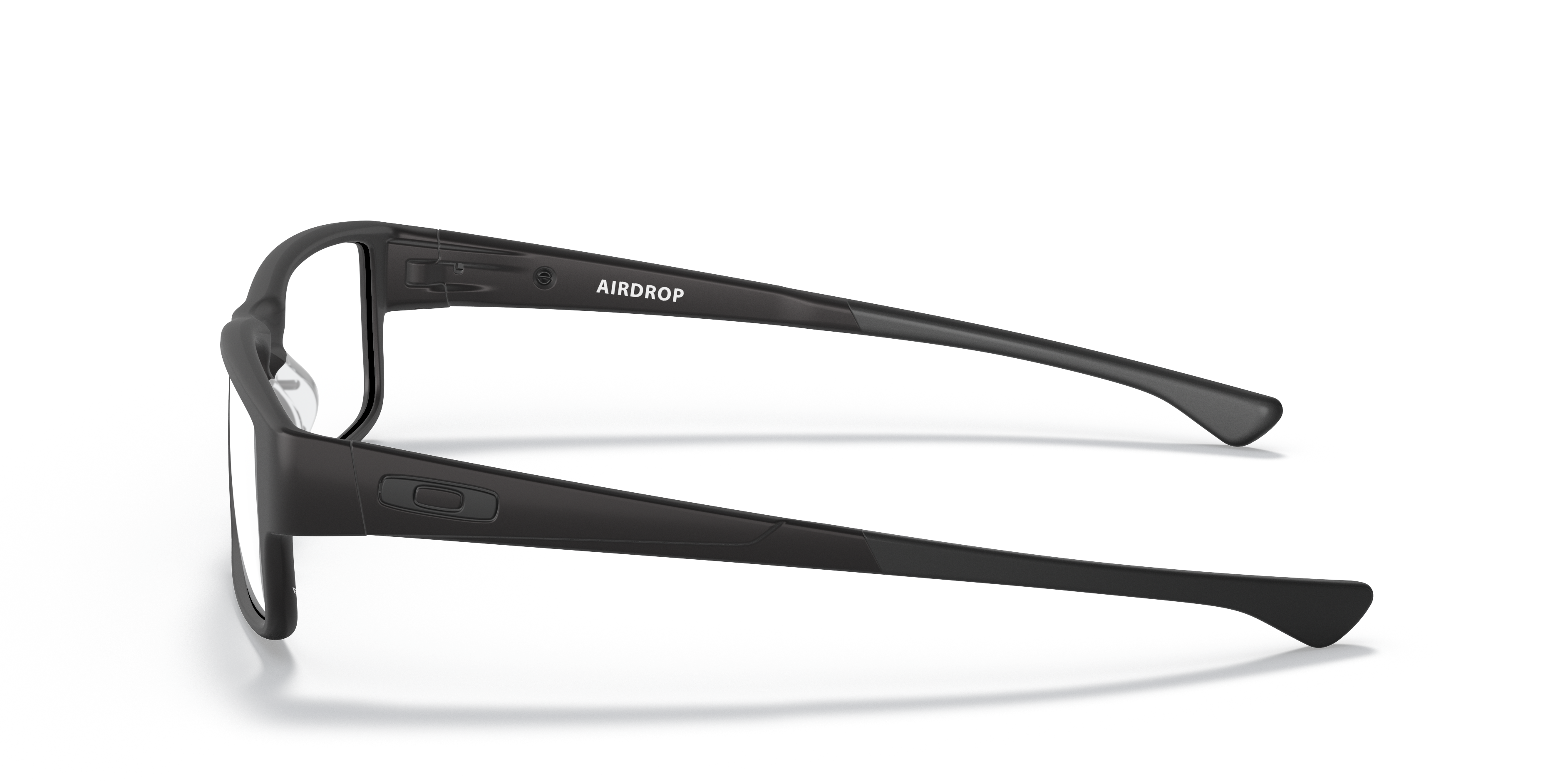 Oakley OX8046 Airdrop Men's Rectangle Eyeglass Frames - Satin Black Frame