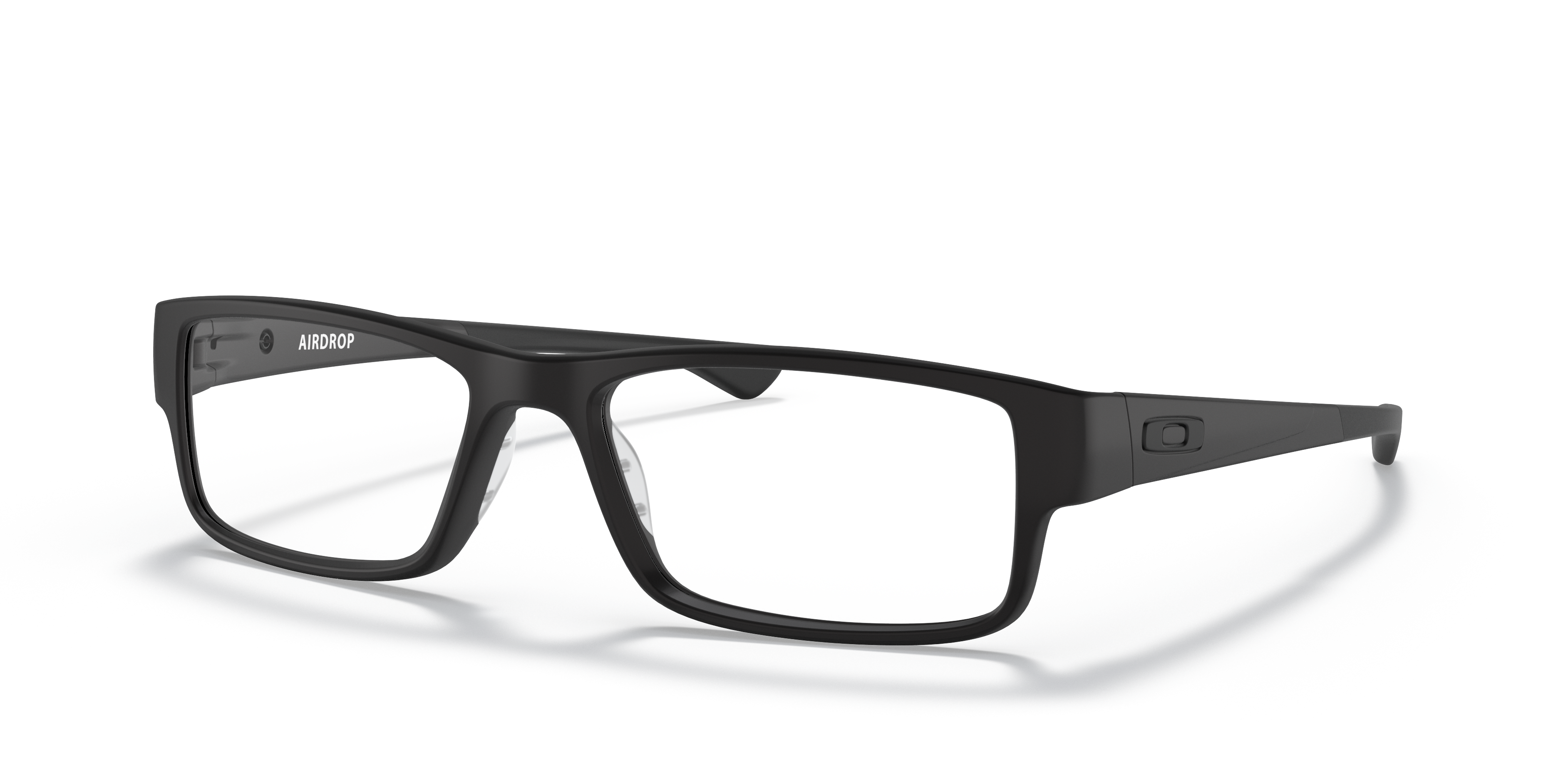 Oakley OX8046 Airdrop Men's Rectangle Eyeglass Frames - Satin Black Frame