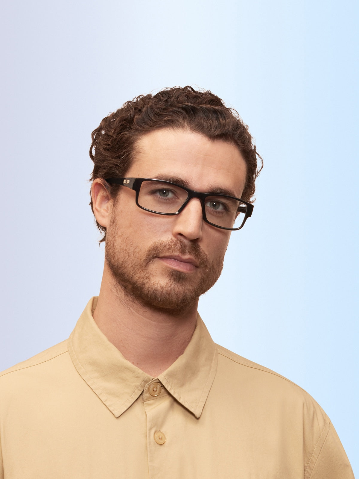 Oakley OX8046 Airdrop Men's Rectangle Eyeglass Frames - Black Ink Frame