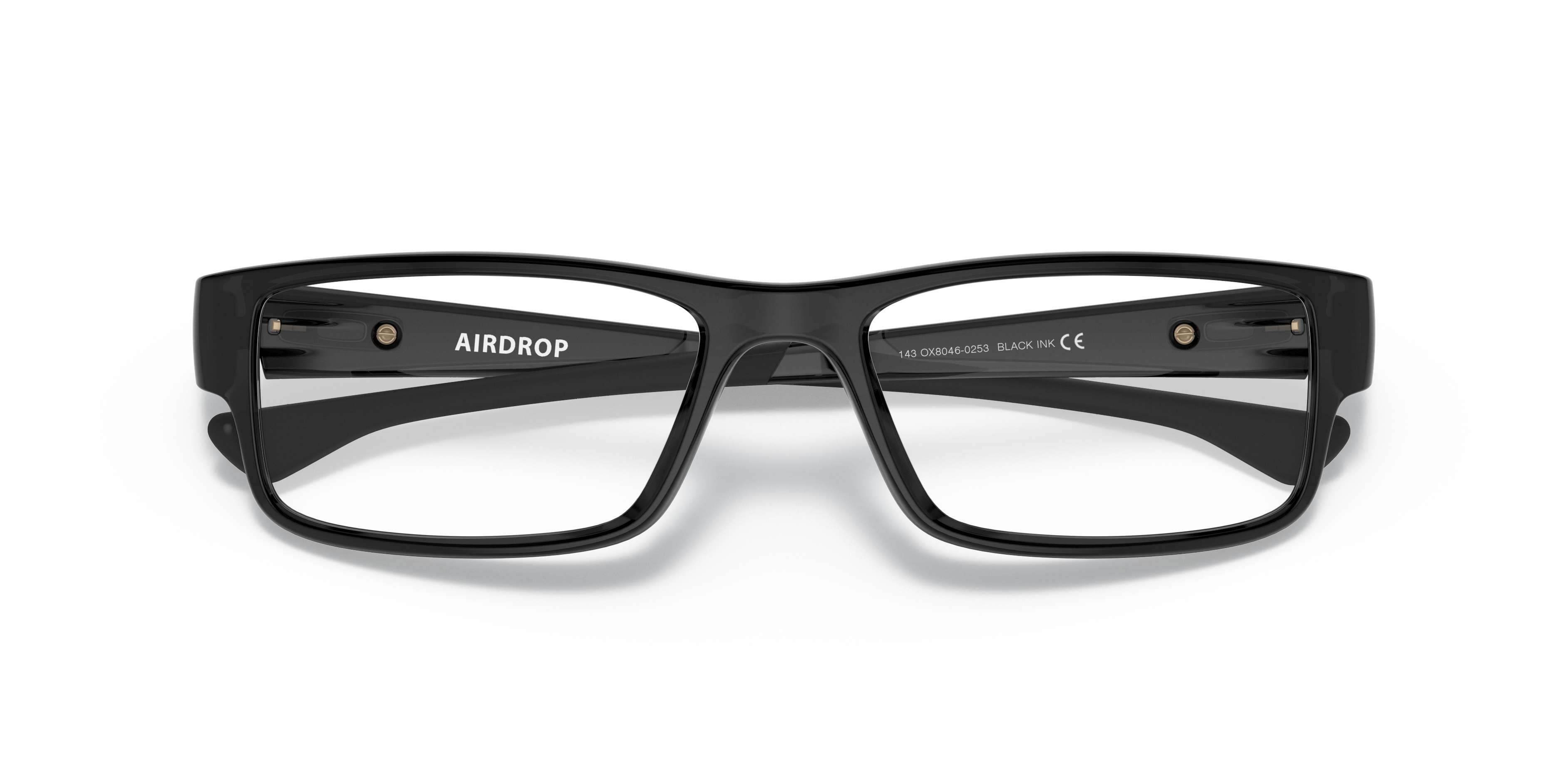 Oakley OX8046 Airdrop Men's Rectangle Eyeglass Frames - Satin Black Frame