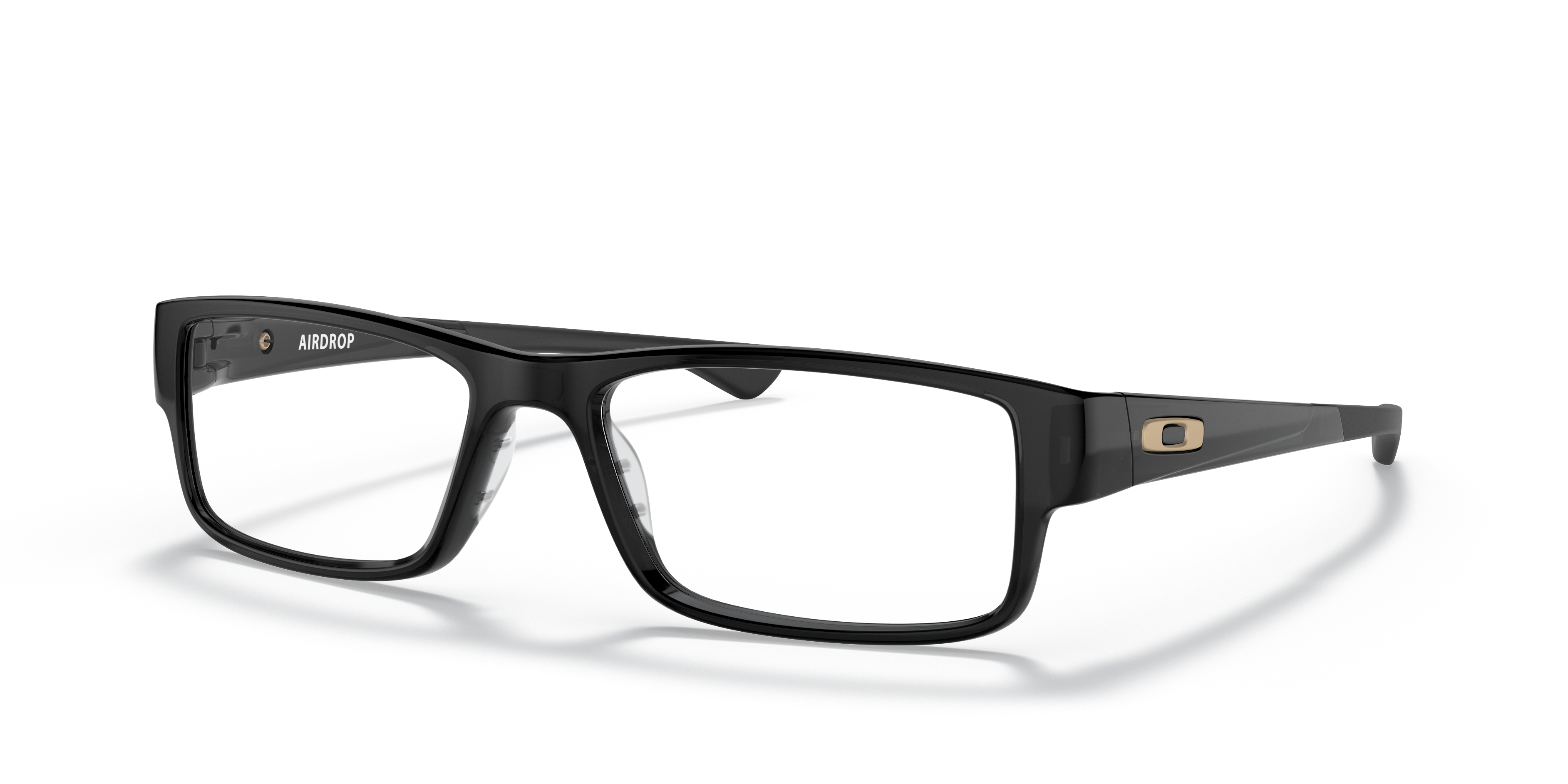 Oakley OX8046 Airdrop Men's Rectangle Eyeglass Frames - Black Ink Frame