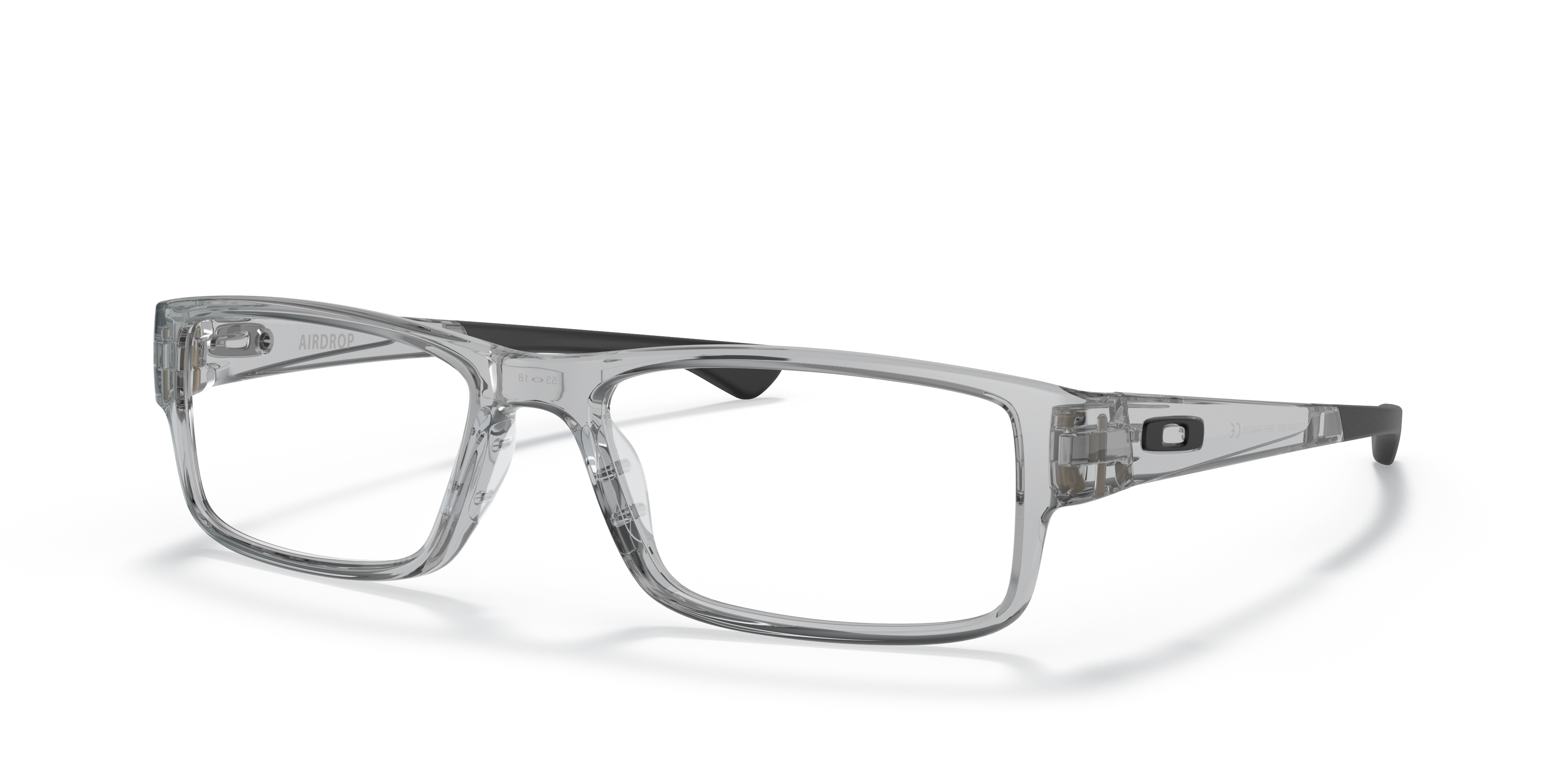 Oakley OX8046 Airdrop Men's Rectangle Eyeglass Frames - Black Ink Frame
