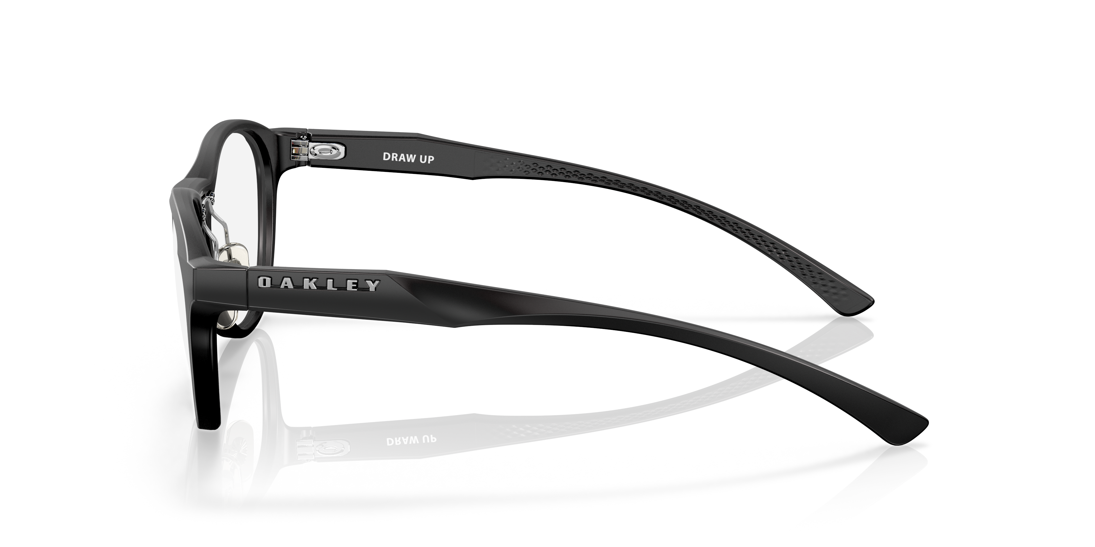Oakley OX8057 Draw Up Women's Round Eyeglass Frames - Matte Dark Stonewash Frame