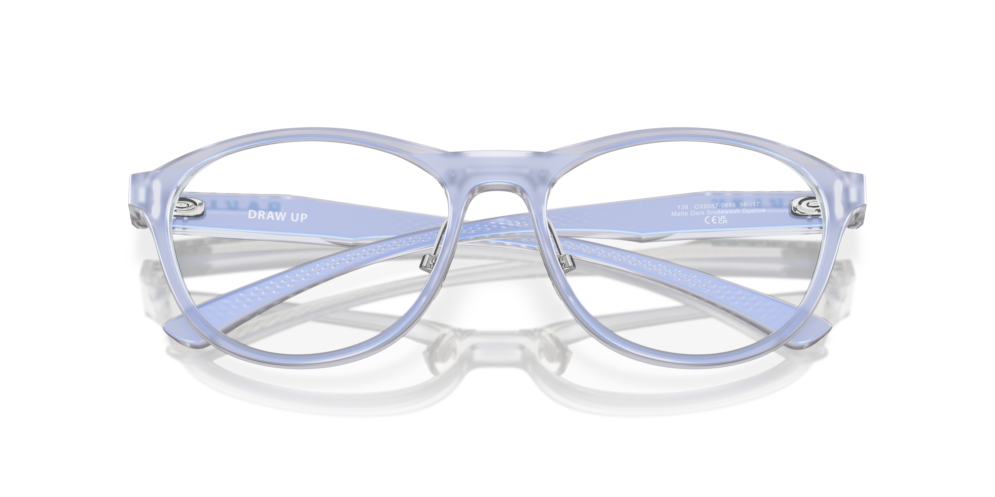 Oakley OX8057 Draw Up Women's Round Eyeglass Frames - Satin Black Frame