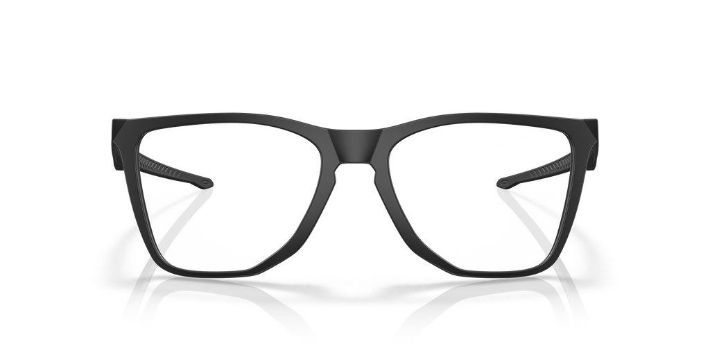 Oakley OX8058 The Cut Men's Square Eyeglass Frames - Satin Black Frame