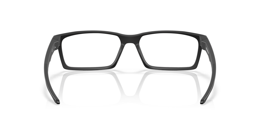 Oakley OX8060 Overhead Men's Rectangle Eyeglass Frames - Polished Clear Frame