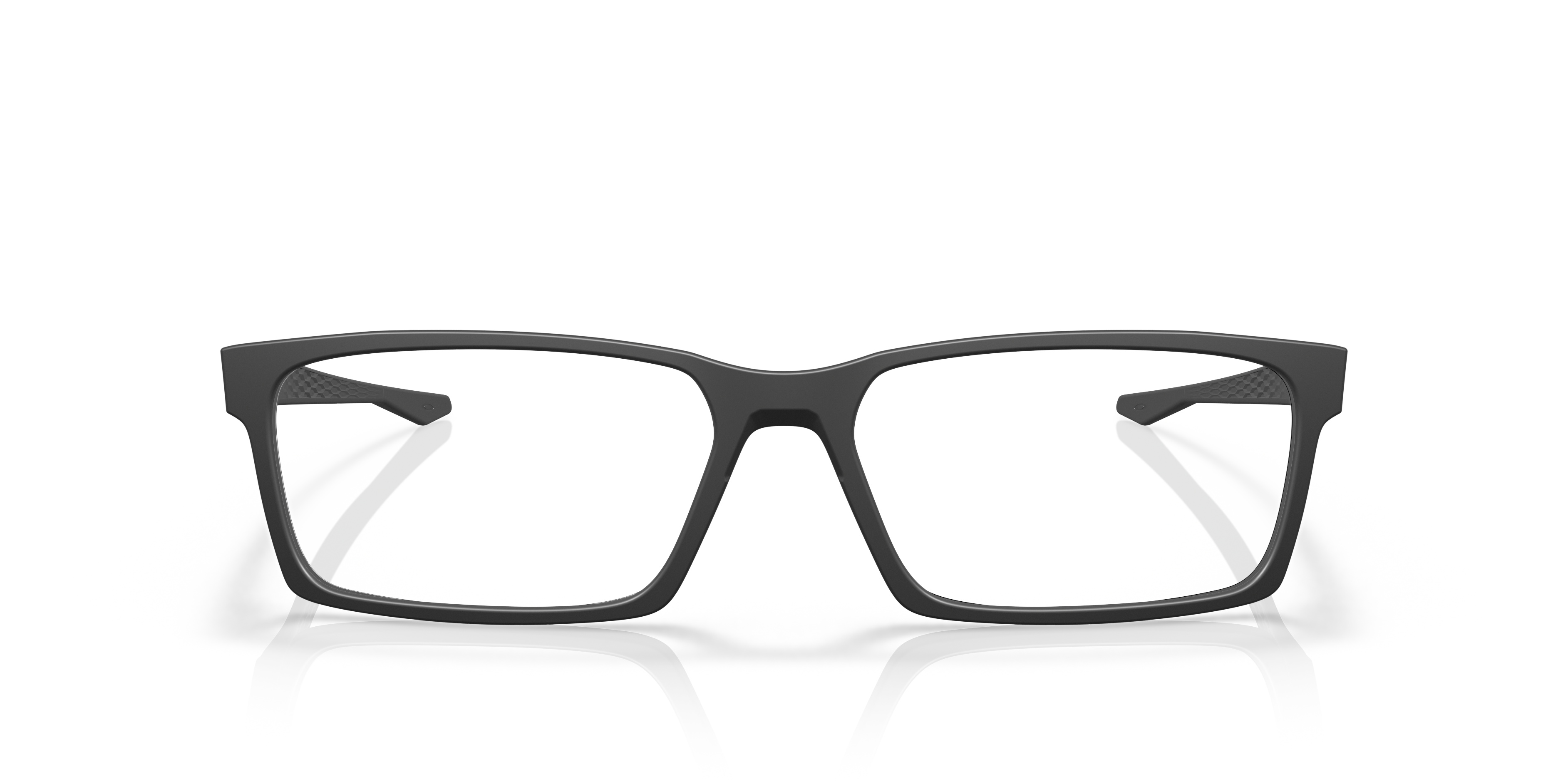 Oakley OX8060 Overhead Men's Rectangle Eyeglass Frames - Matte Dark Silver Frame