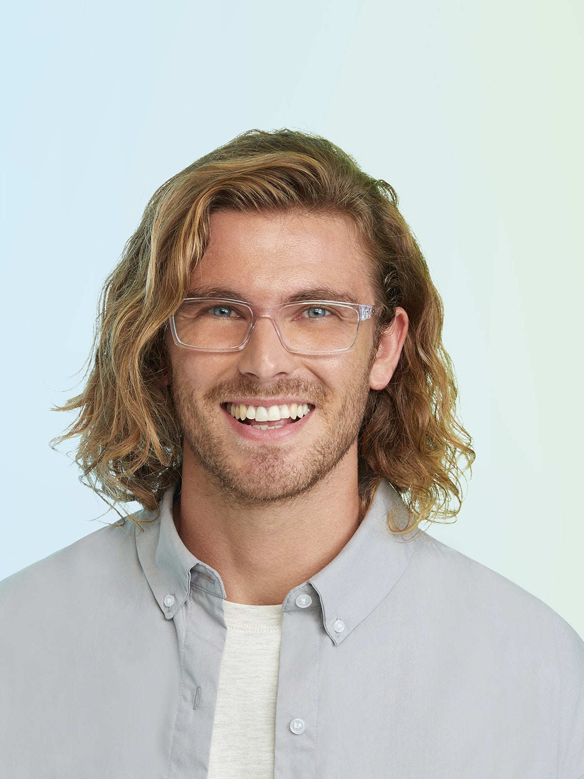 Oakley OX8060 Overhead Men's Rectangle Eyeglass Frames - Polished Trans Jade Frame