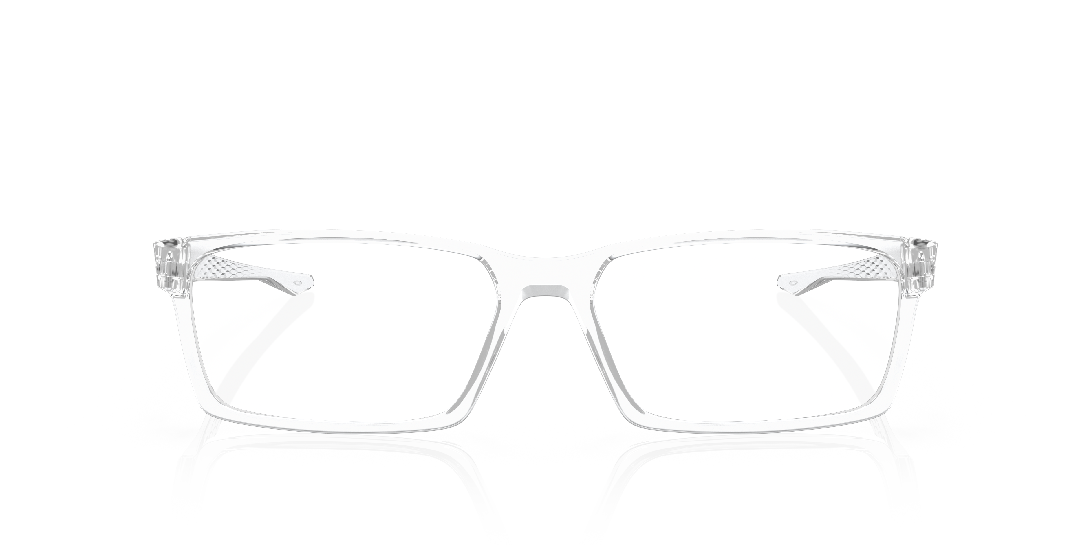 Oakley OX8060 Overhead Men's Rectangle Eyeglass Frames - Satin Black Frame