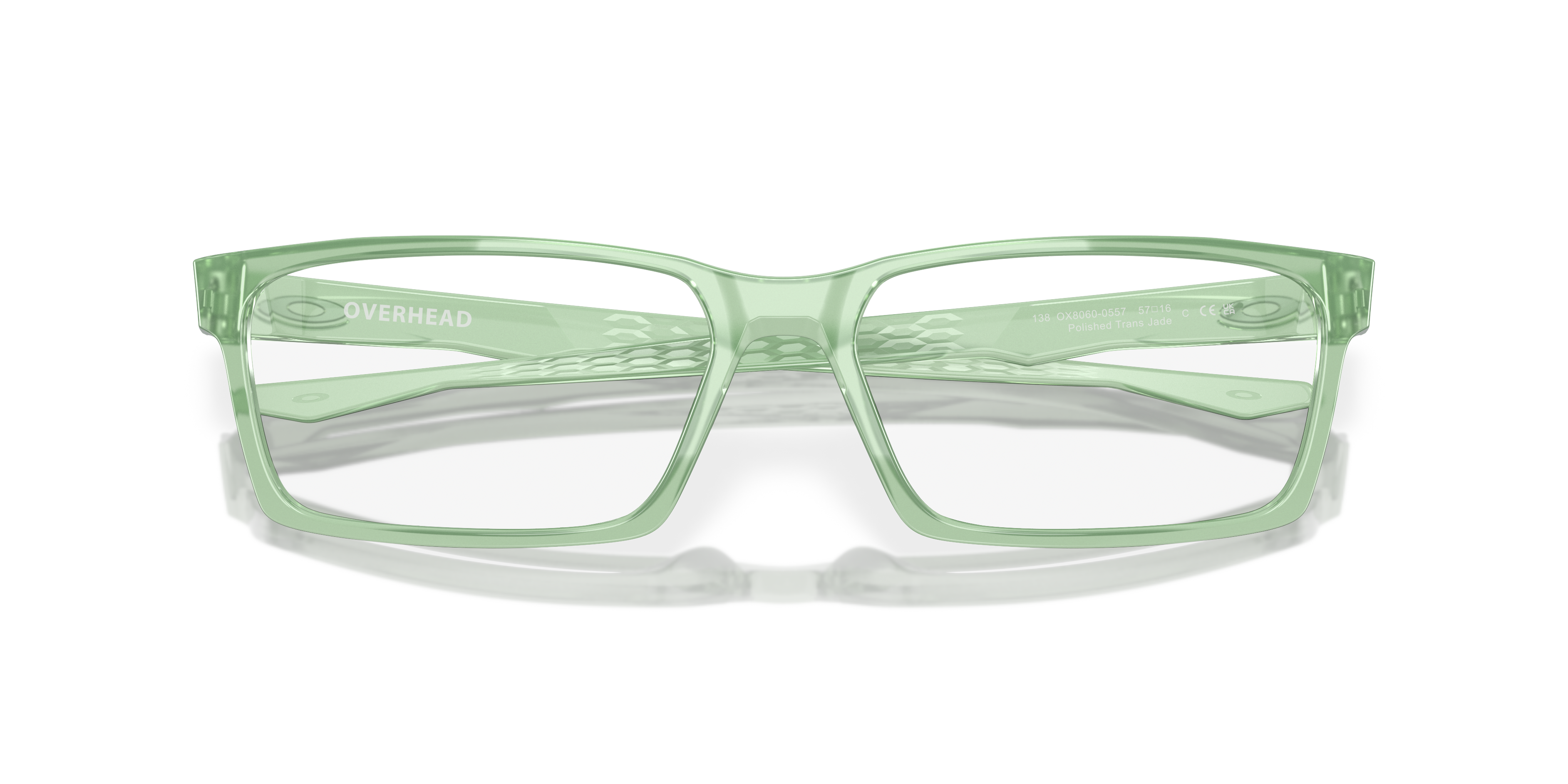 Oakley OX8060 Overhead Men's Rectangle Eyeglass Frames - Satin Black Frame