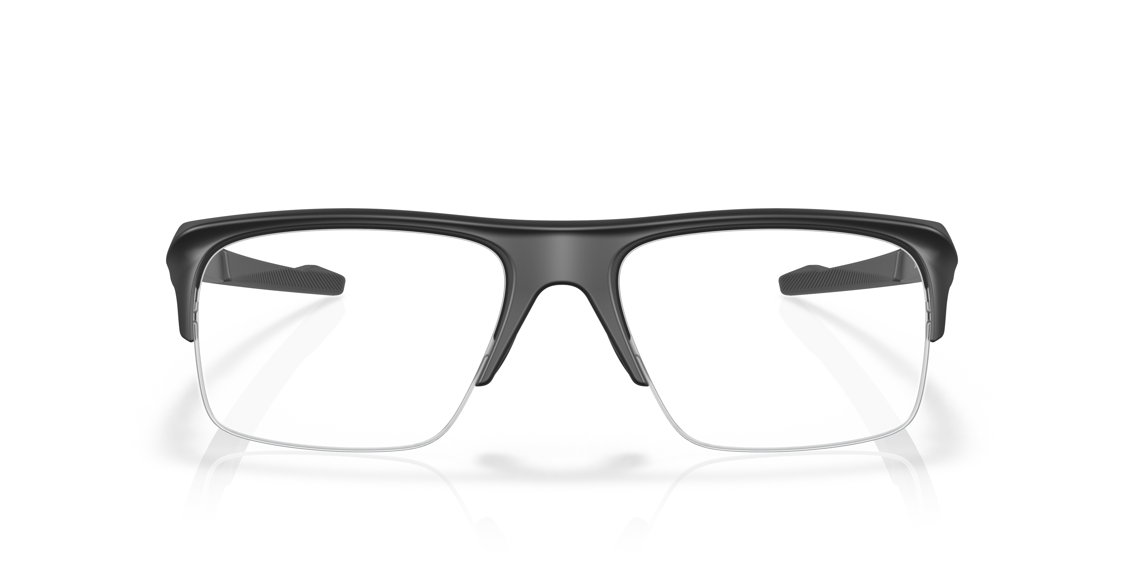 Oakley OX8061 Plazlink Men's Rectangle Eyeglass Frames - Grey Shadow Frame