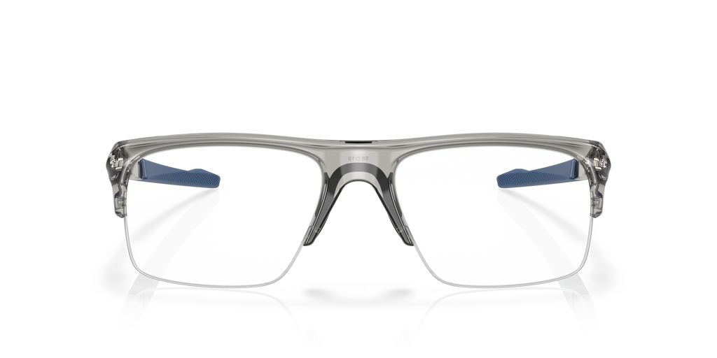 Oakley OX8061 Plazlink Men's Rectangle Eyeglass Frames - Grey Shadow Frame