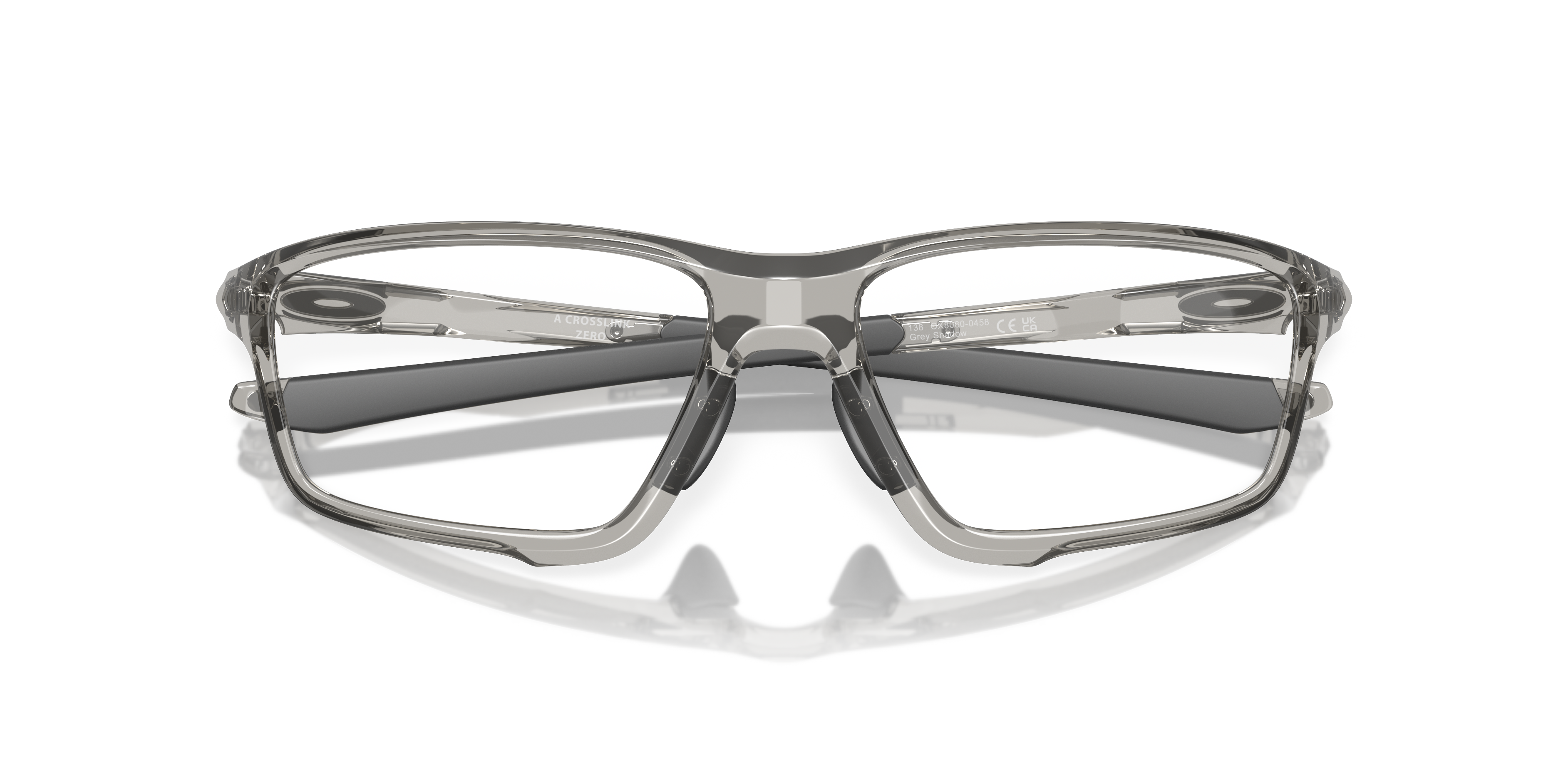 Oakley OX8080 Crosslink Zero Low Bridge Fit Men's Square Eyeglass Frames