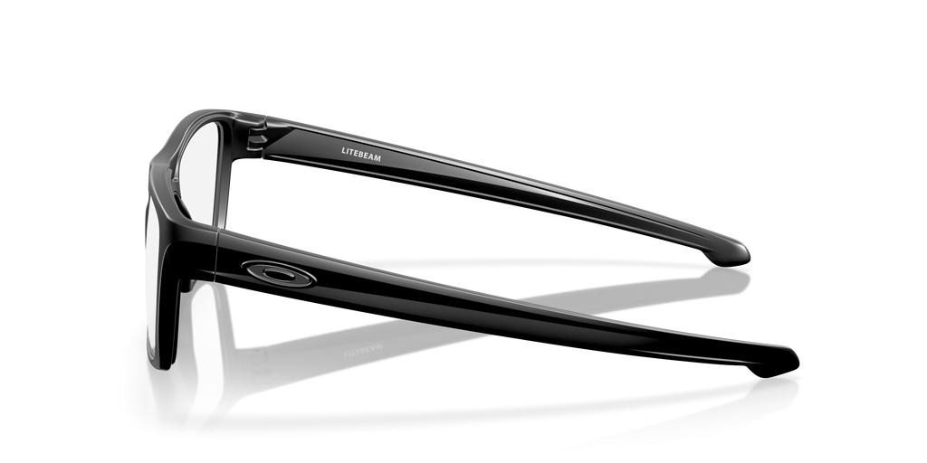 Oakley OX8140 Litebeam Men's Square Eyeglass Frames - Satin Black Frame