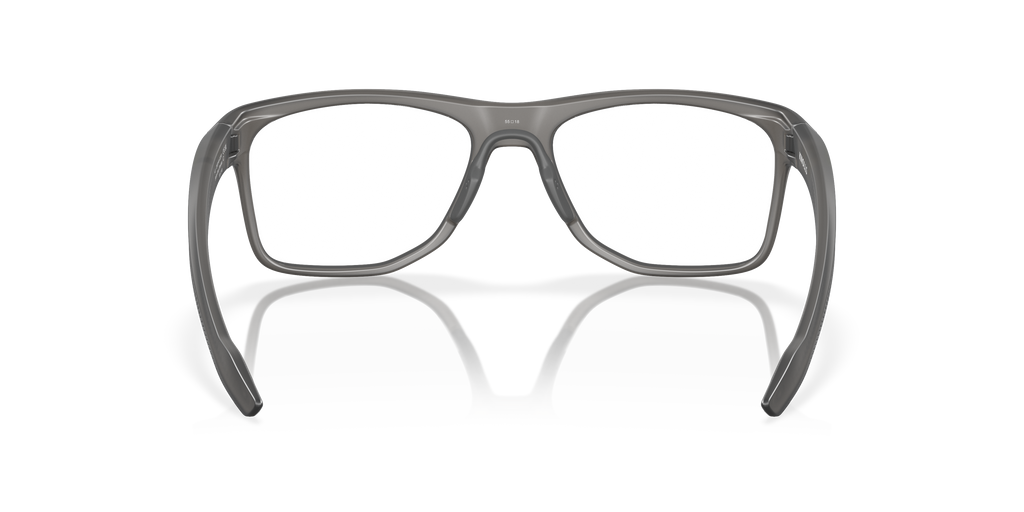 Oakley OX8144 Knolls Men's Rectangle Eyeglass Frames - Satin Grey Smoke Frame